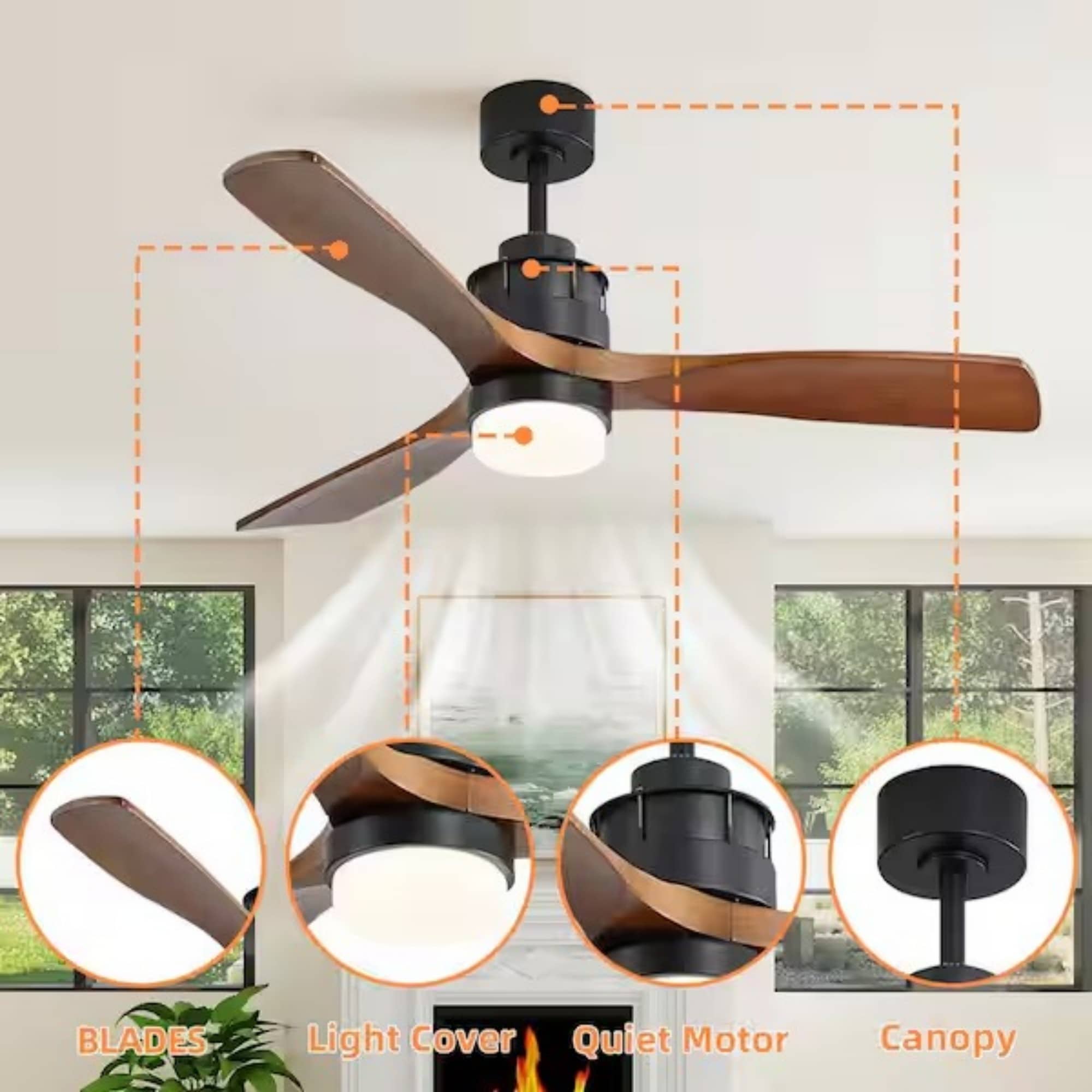 ToolCat BZ-2-108-JYG Ceiling-Fans - View #9