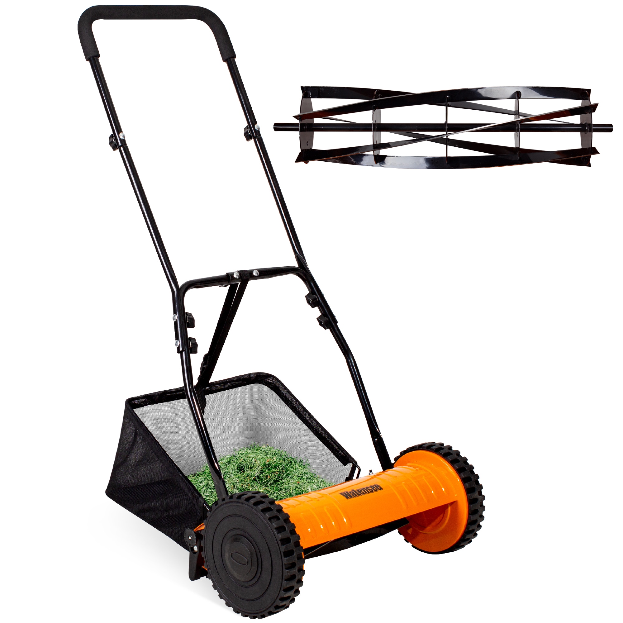 Walensee WBLM-001-16-LS 16-in 5 Reel Lawn Mower with bagger