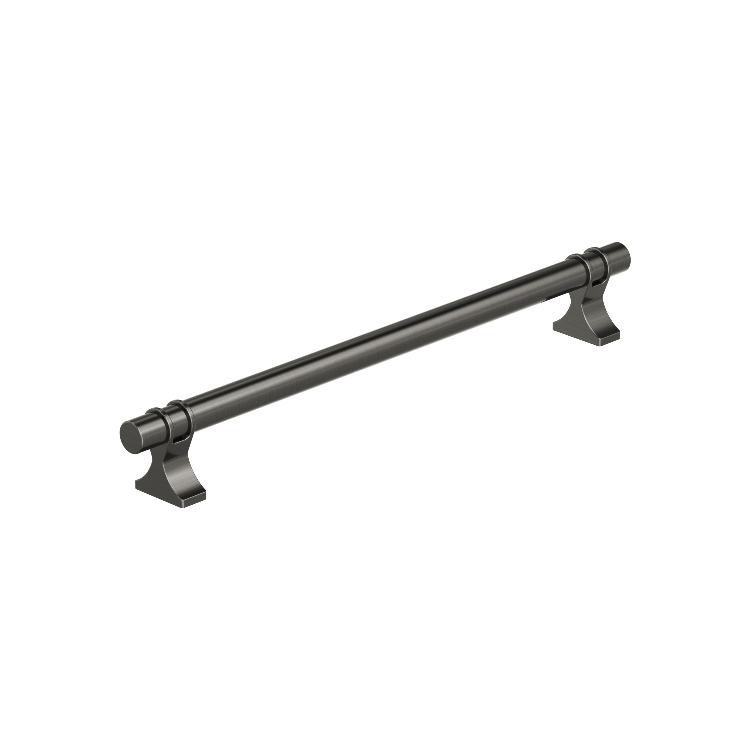Amerock BP36619GM Davenport 8-13/16-in , 224mm Center to Center Gunmetal Cylindrical Bar Drawer Pull