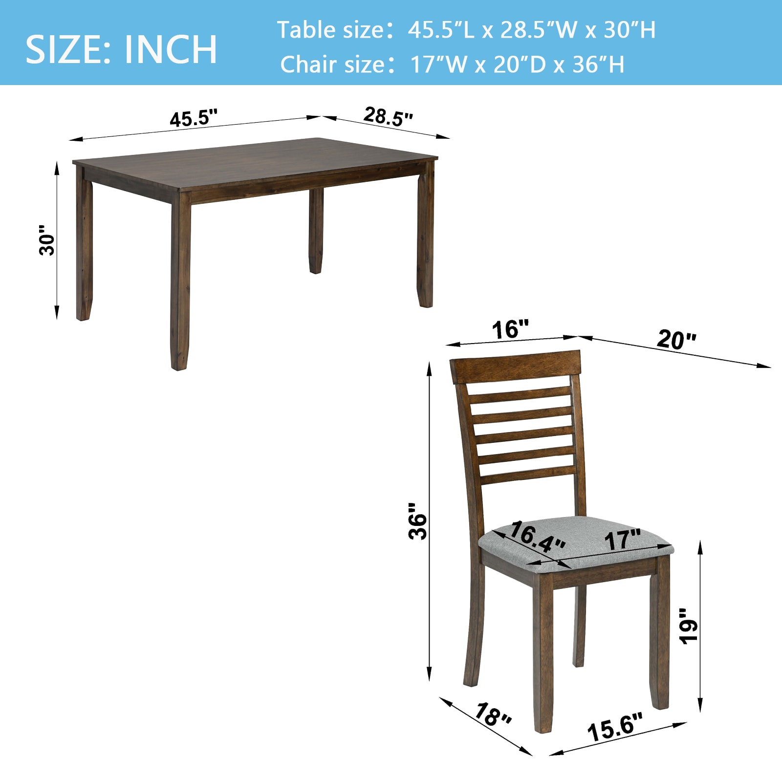 Siavonce XH00017 Dining-Sets - View #11