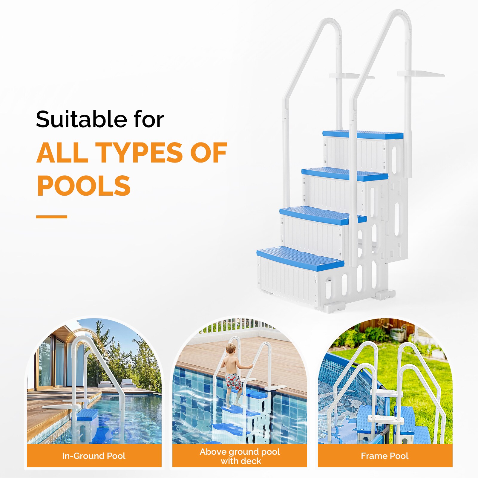 VINGLI LS-G58000772 Above-Ground-Pool-Lad-Steps - View #6