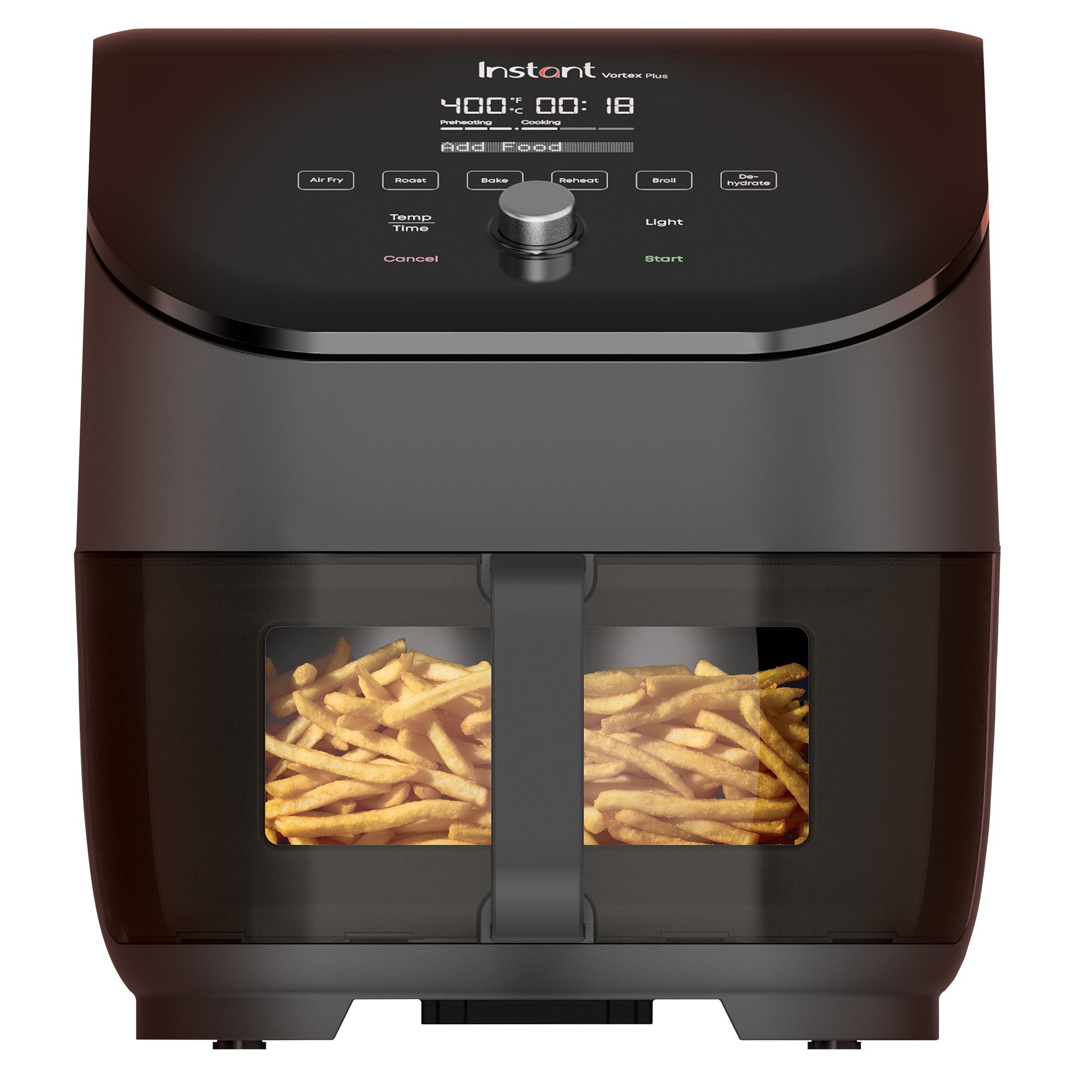 Instant Brands Black 6-in-1 Air Fryer with EvenCrisp™ Technology