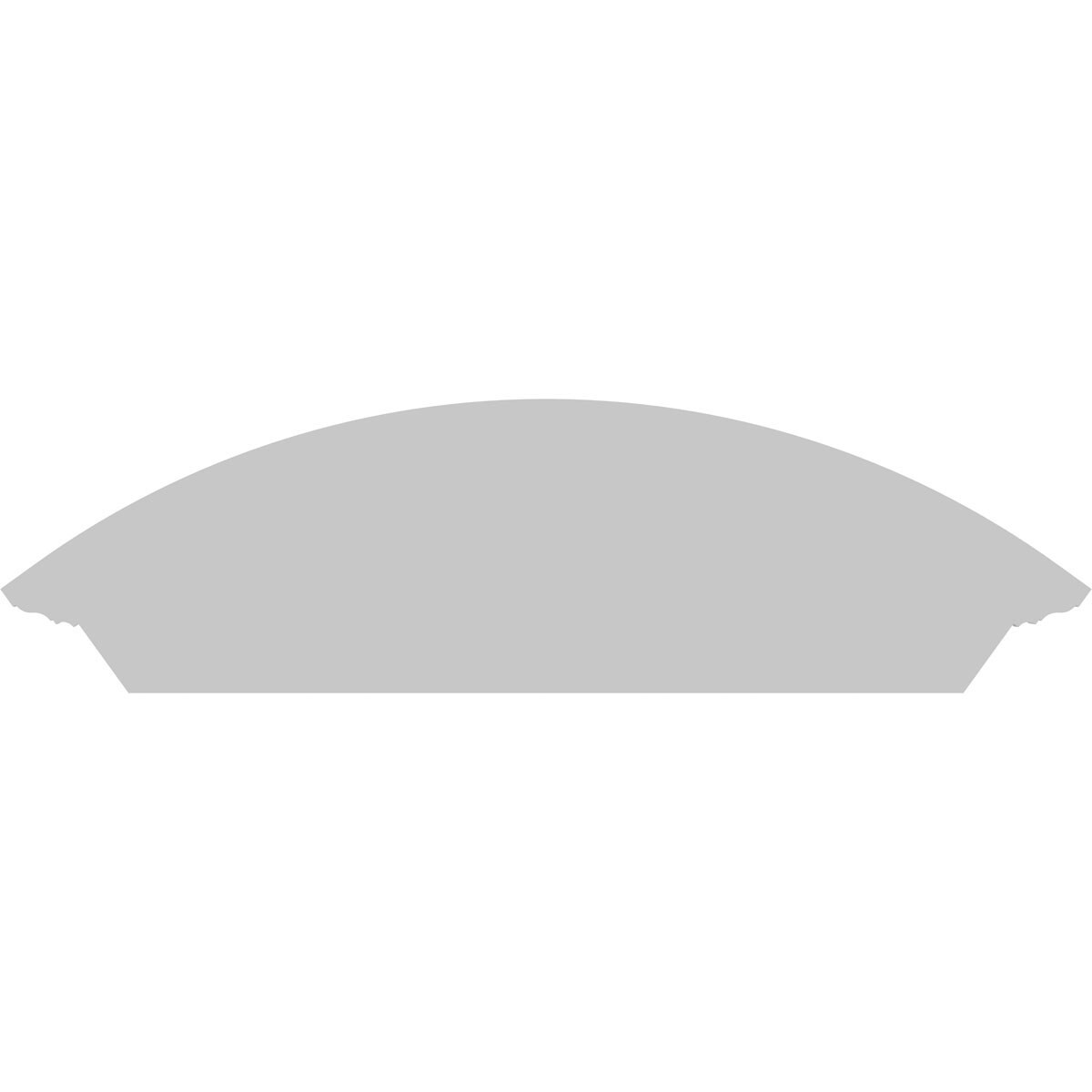 Ekena Millwork PEDP034X120ARD00 Exterior-Window-Trim - View #4