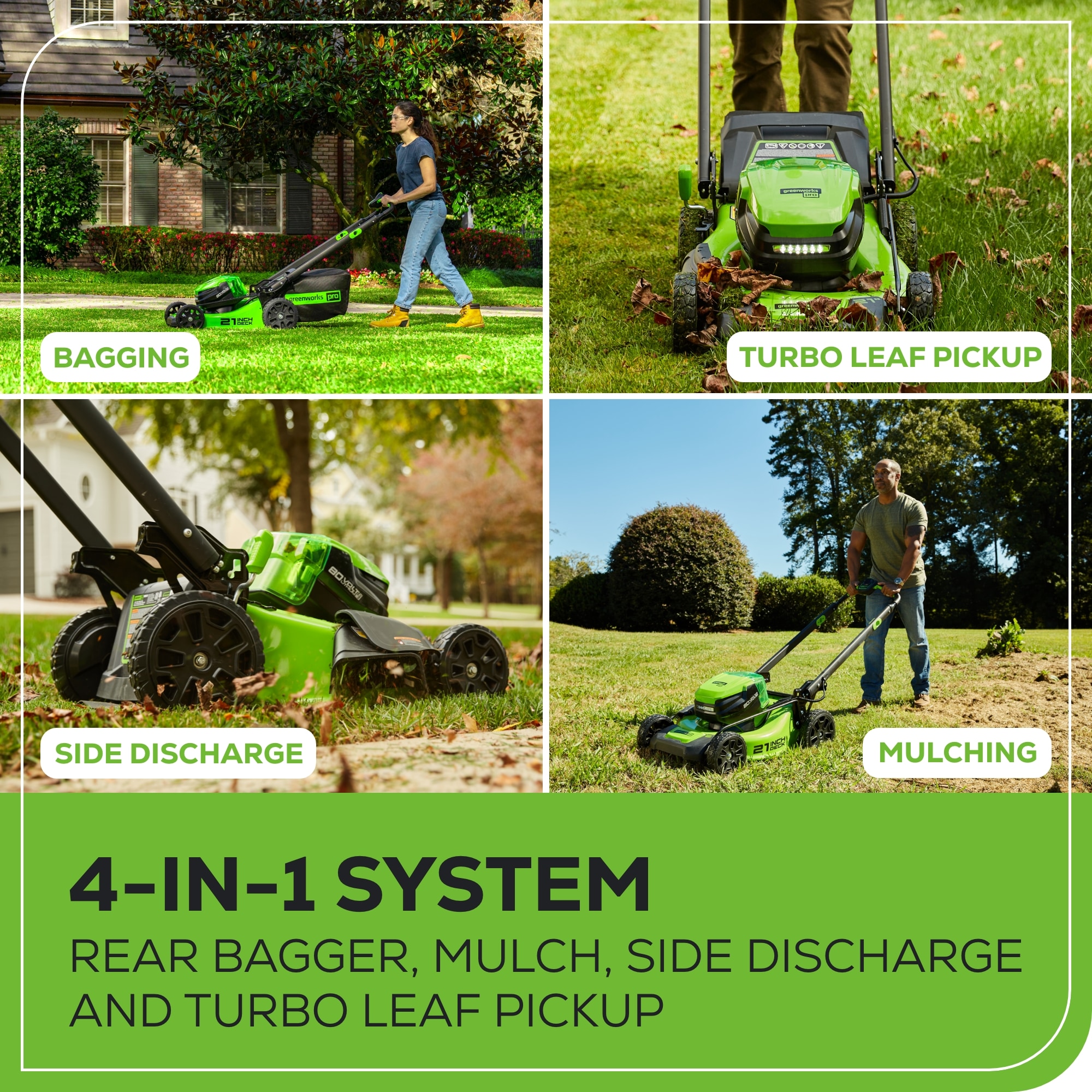 Greenworks MO80L412 Cordless-Elec-Push-Mowers - View #9