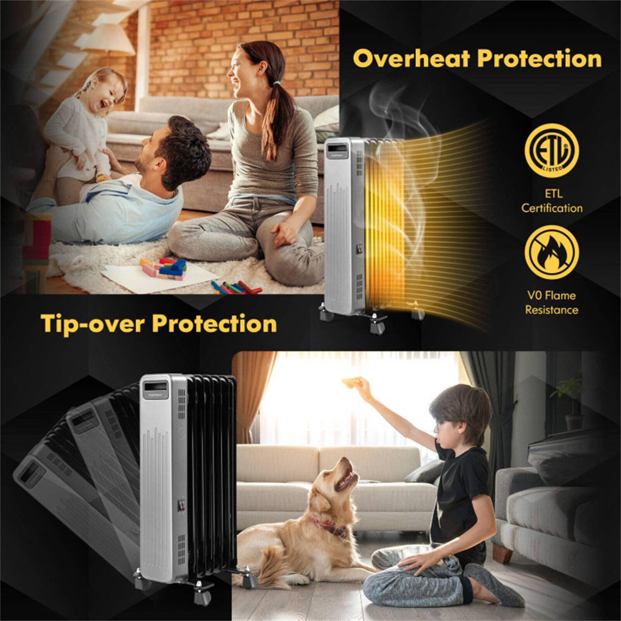 BABOOM BOM-38US-BK-CO Portable-Electric-Heat - View #5