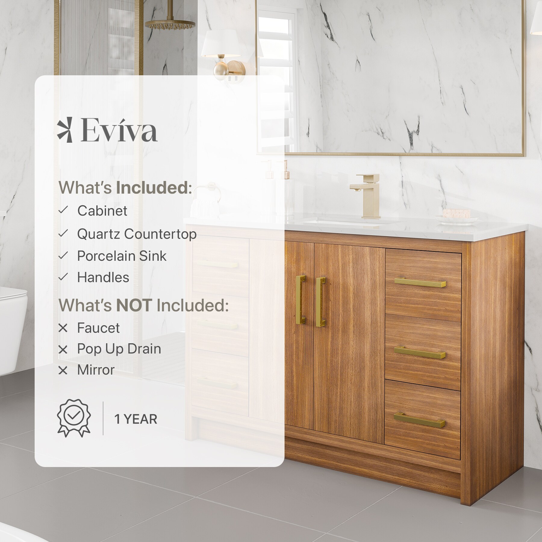 Eviva EVVN812-48X18WN Bath-Vanity-Combo - View #10