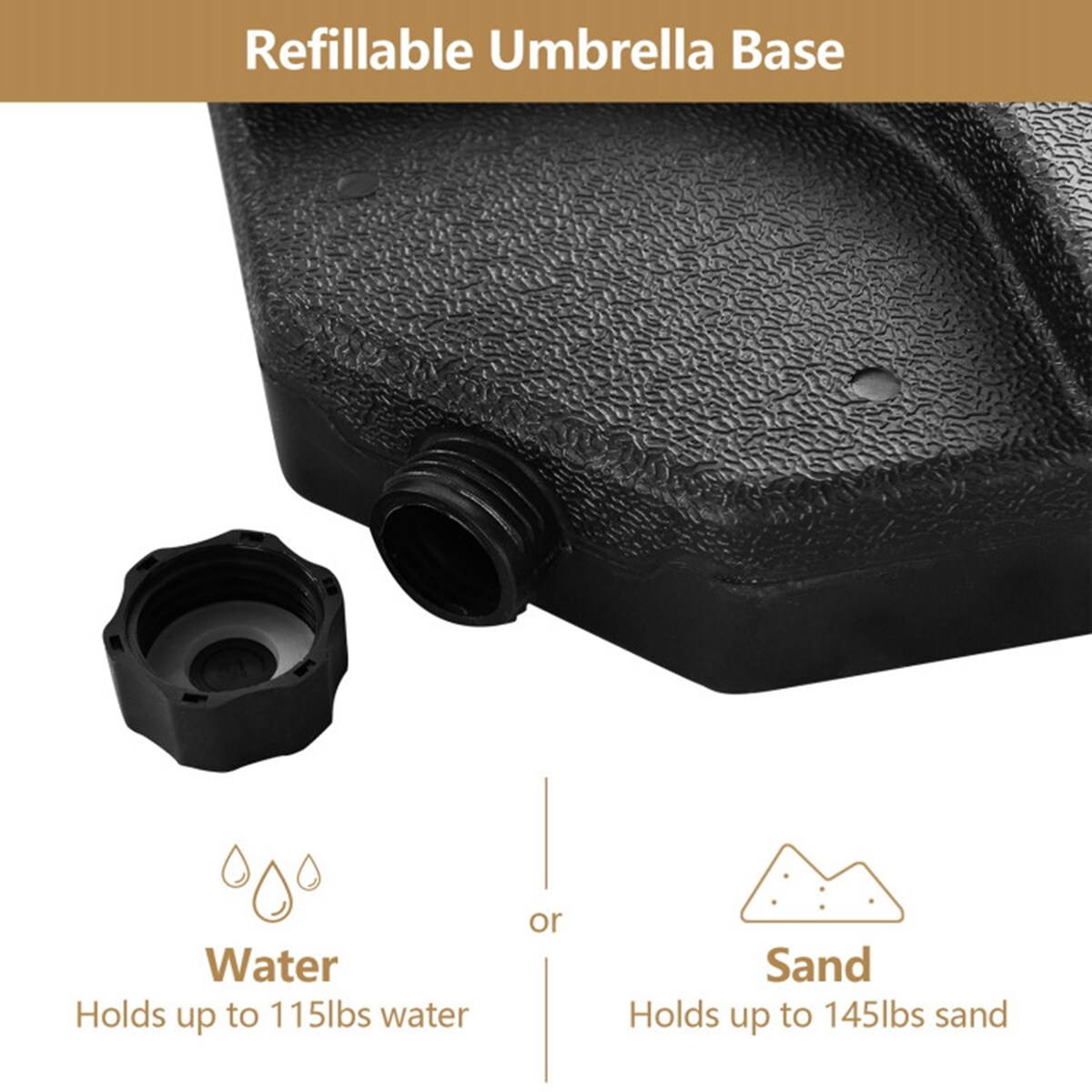 Forclover HYFC-4PB877 Umbrella-Bases - View #6