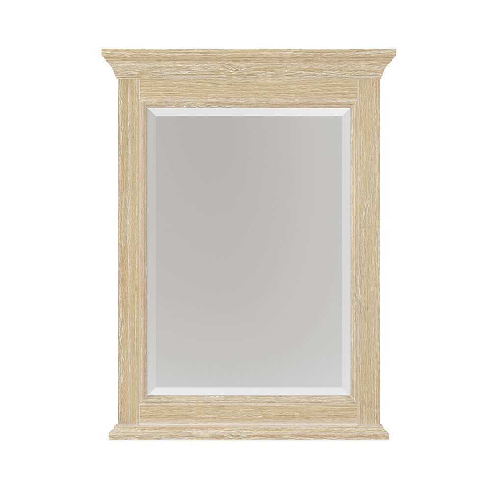 CRAFT + MAIN BAWOM2432 Brantley 24-in x 32-in Framed Rectangle Bathroom Vanity Mirror ( Winter Oak )