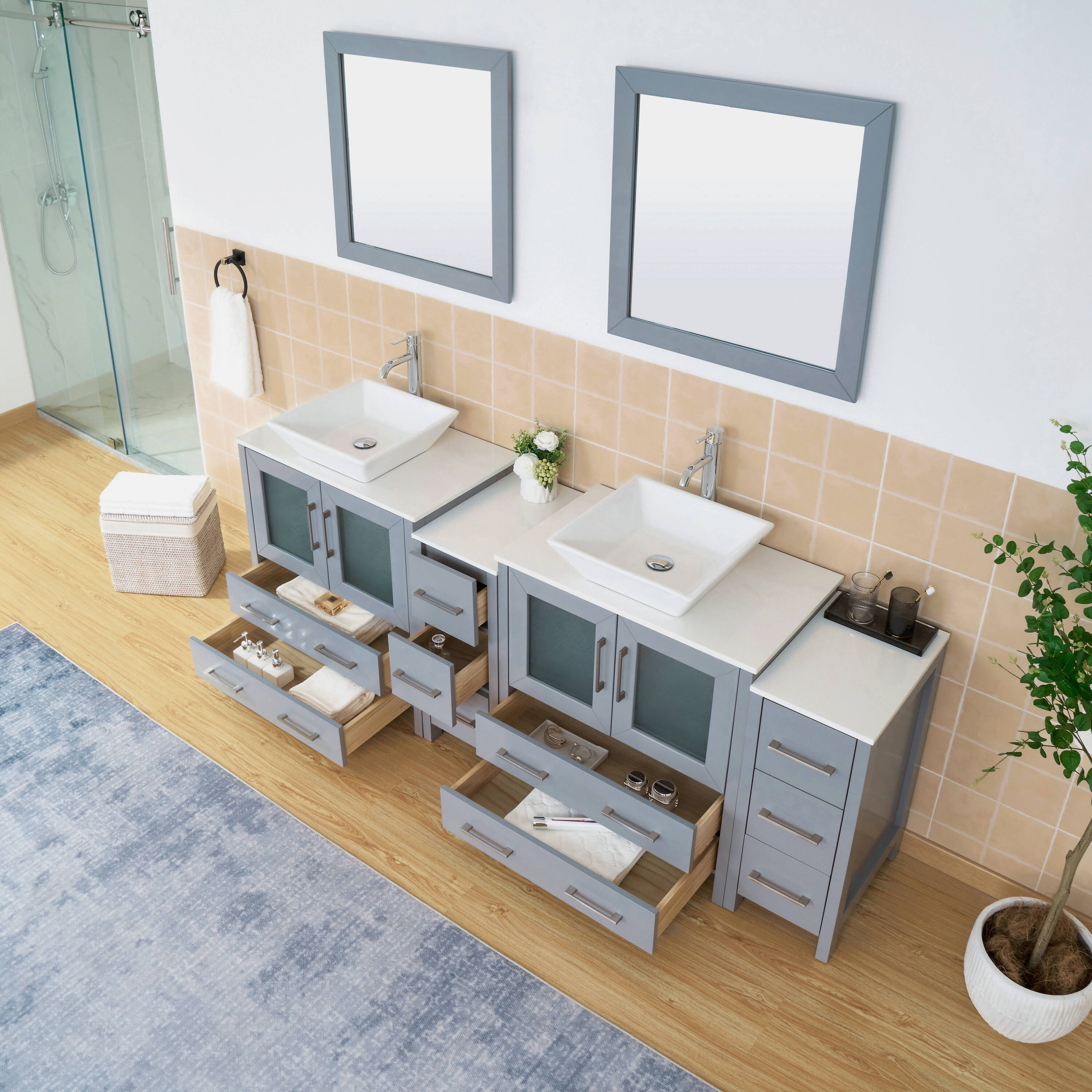 Vanity Art VA3130-84G Bath-Vanity-Combo - View #10