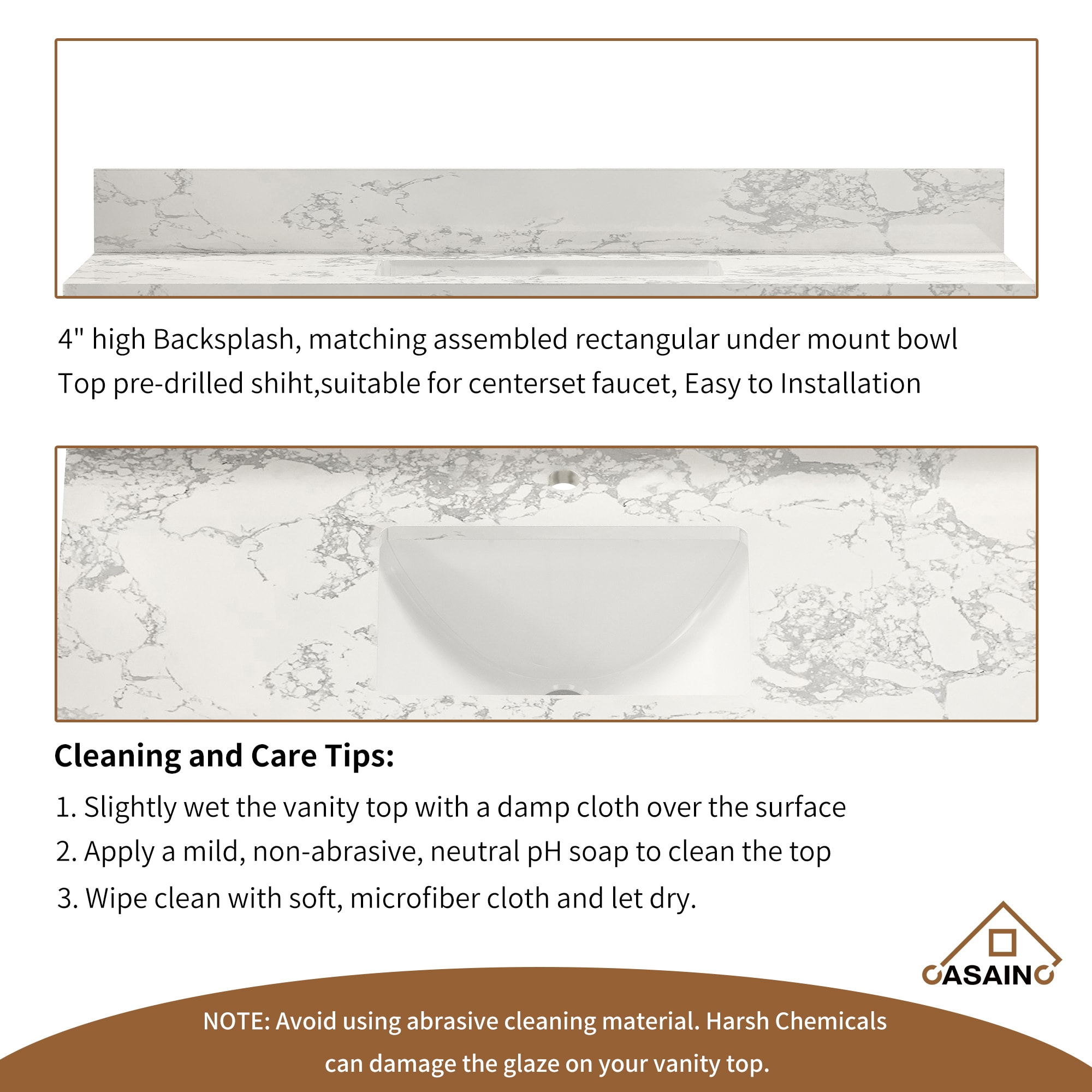 CASAINC MTL-50921985 Vanity-Tops - View #7