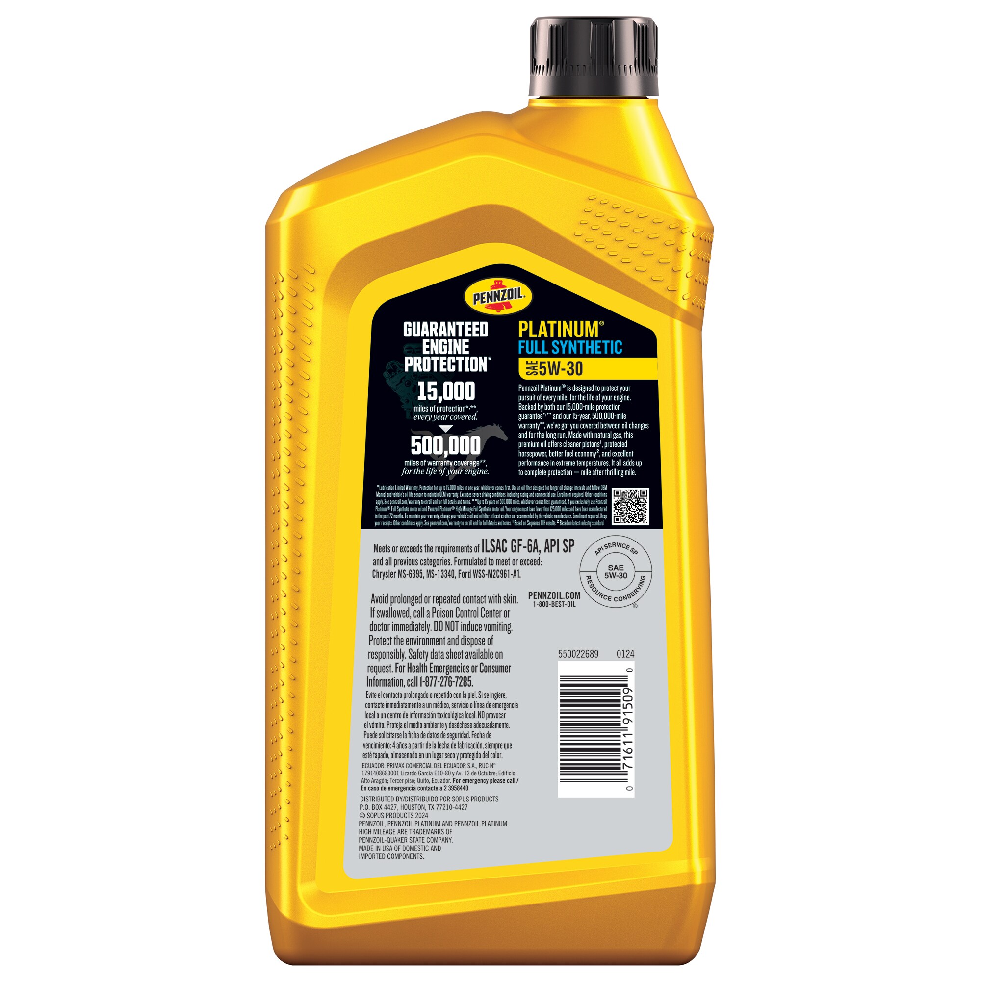 Pennzoil 550022689 Motor-Oil - View #2