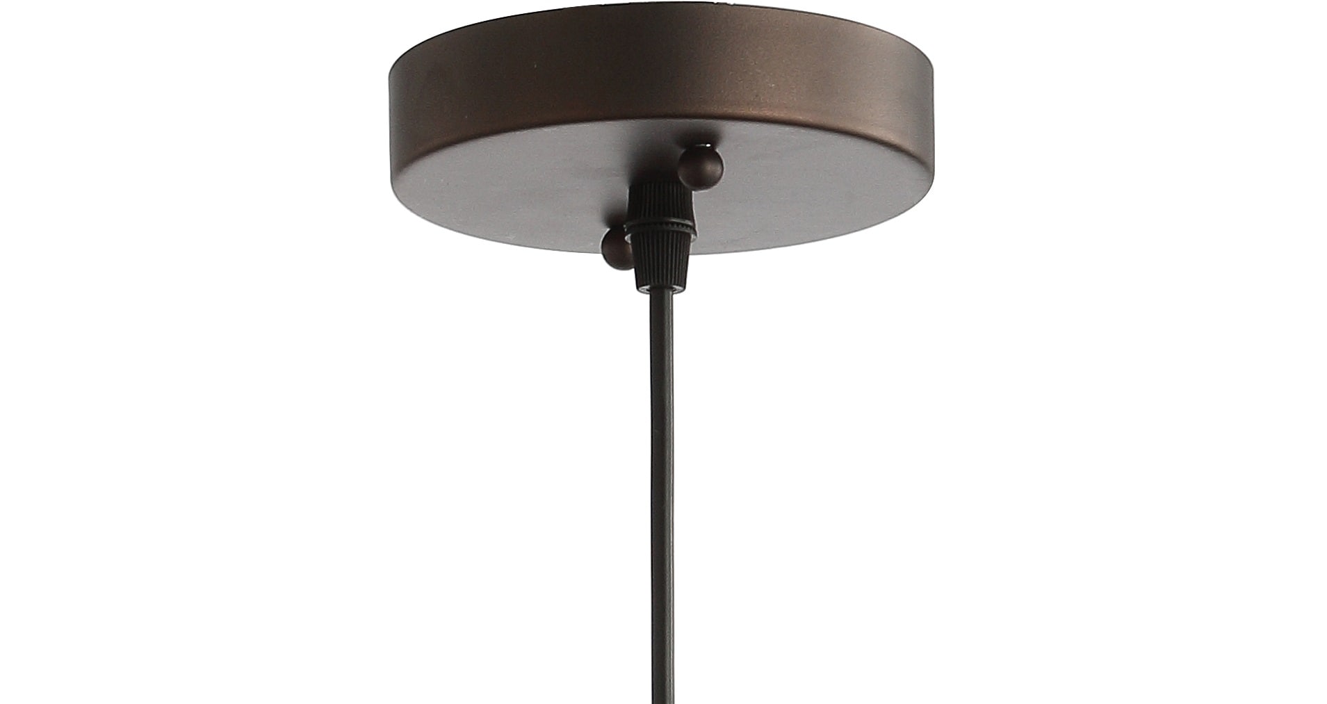 Rustic Farmhouse 14.25" Oil Rubbed Bronze LED Pendant Light