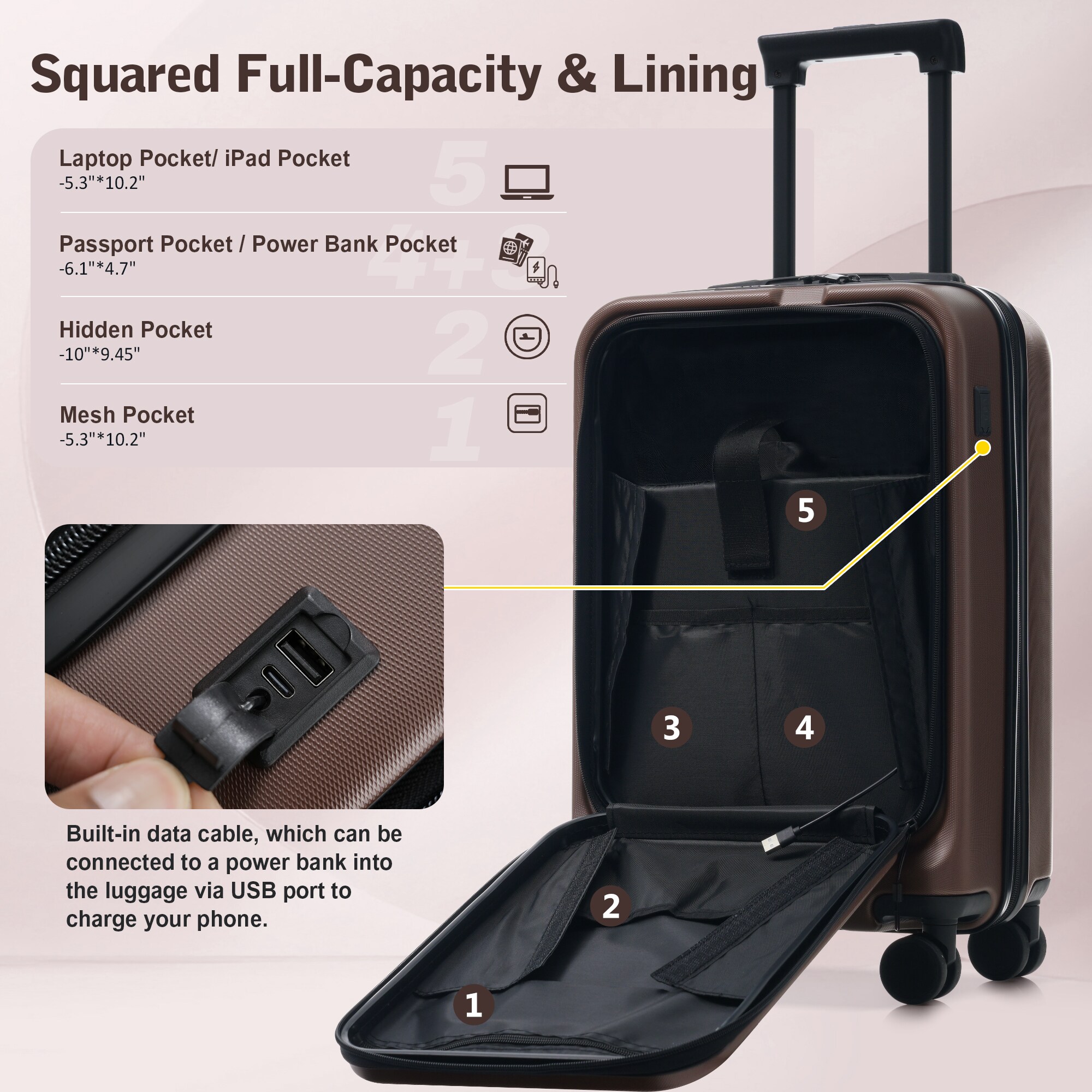 LUXEYARD DS-Y-YC-483 Luggage-And-Luggage-Sets - View #5