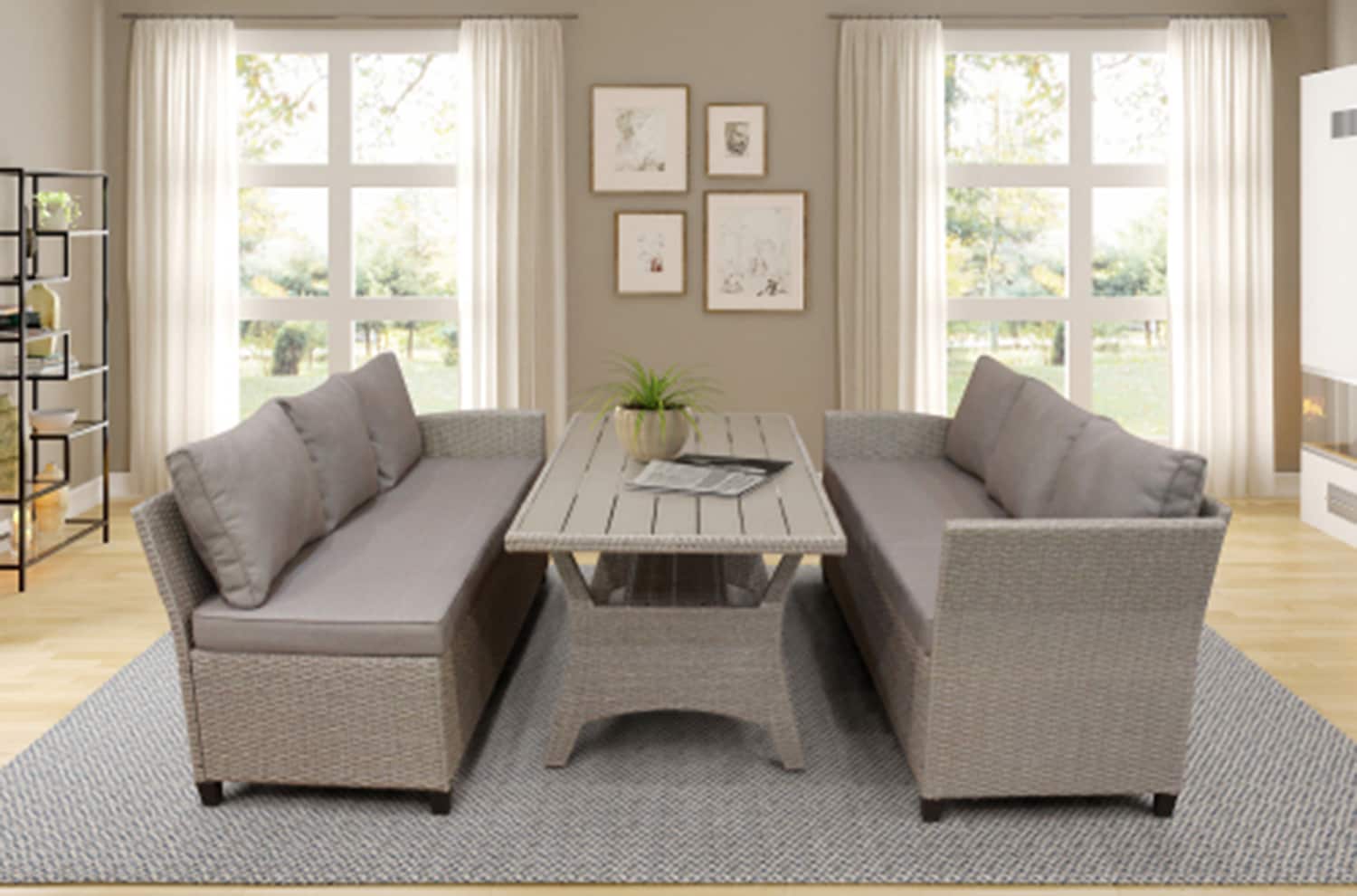 SINOFURN SYA010238BN Patio-Dining-Sets - View #5