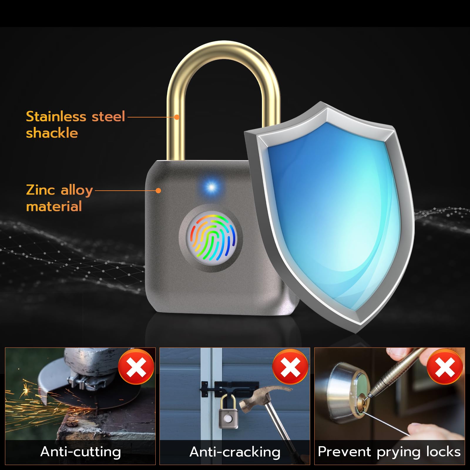 AOIZGMY LAZ0728Z072 Padlocks-Locks-Cables - View #5