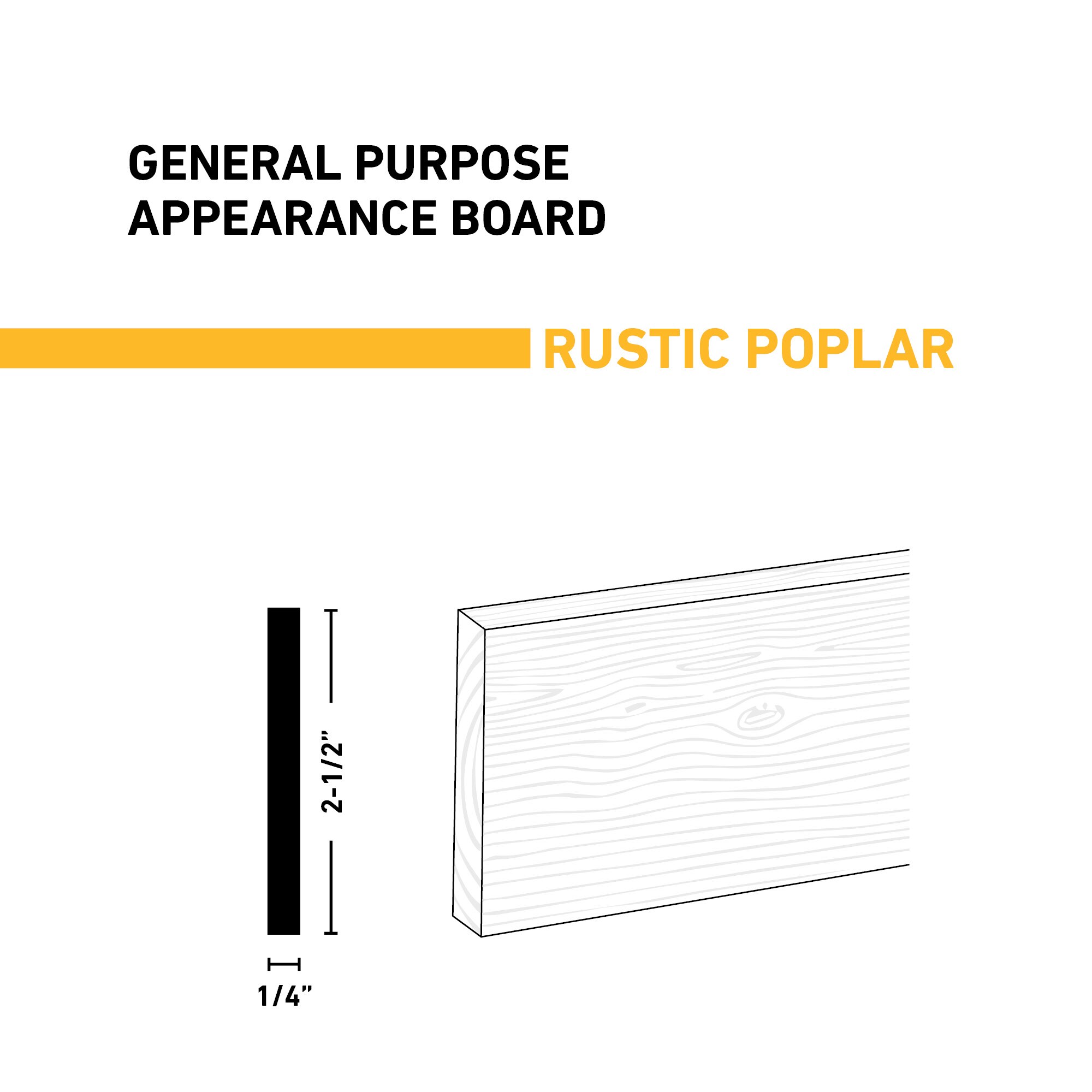 Ornamental Mouldings BRDRUS 1-4X3X2POPR Appearance-Boards - View #2