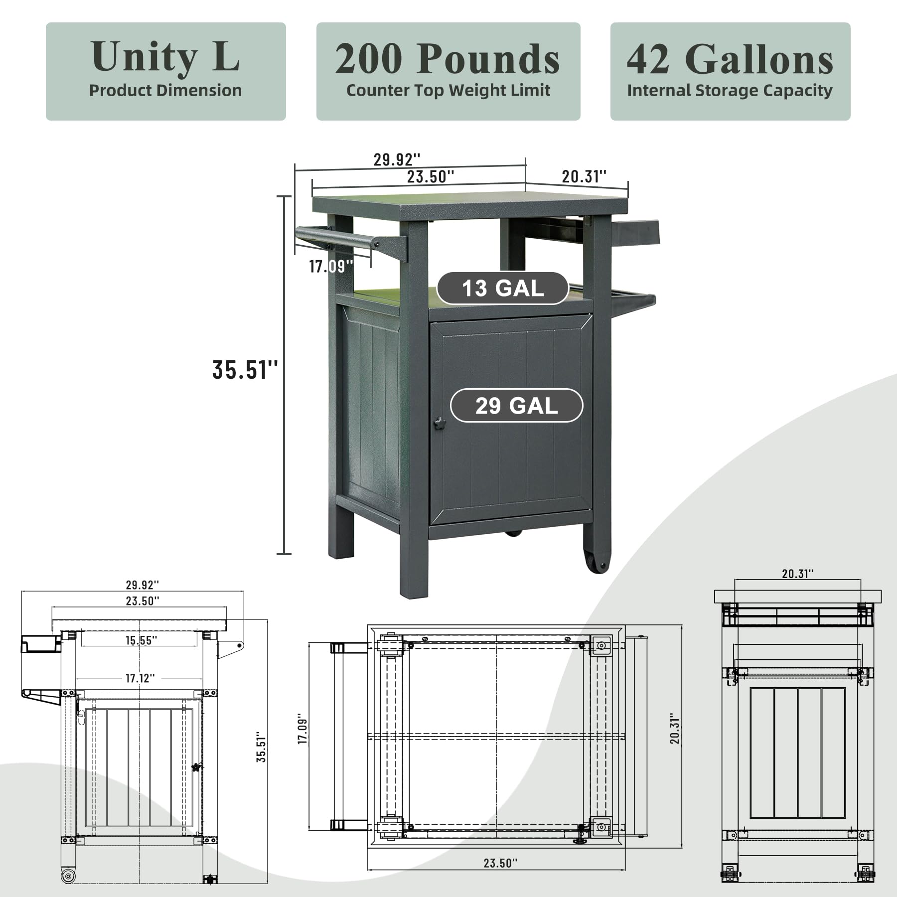 Tatayosi P-DJ-P170278 Grill-Carts-Grill-Stands - View #5