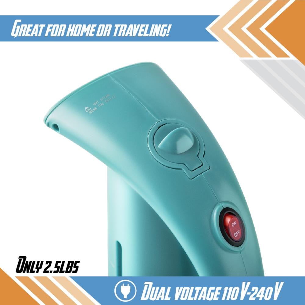 Ivation No-Drip Mini Steam Iron, Small Travel Steamer for Clothes