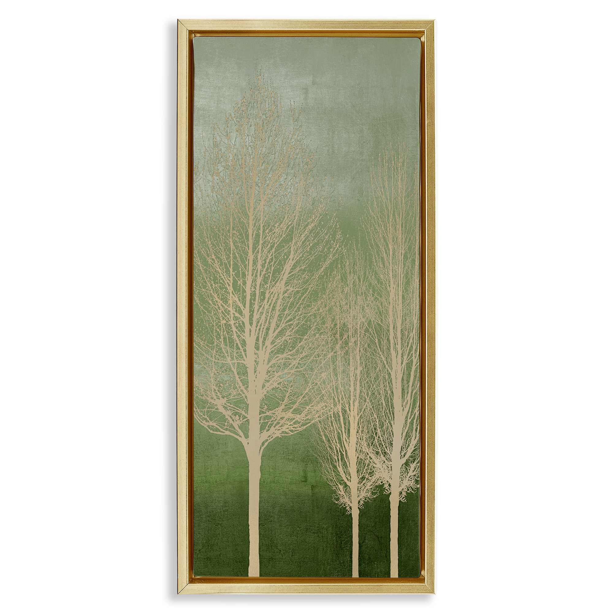 Stupell Industries BS-558-FFG-13X30 Tree Over Ombre Floating Frame design by Kate Bennett