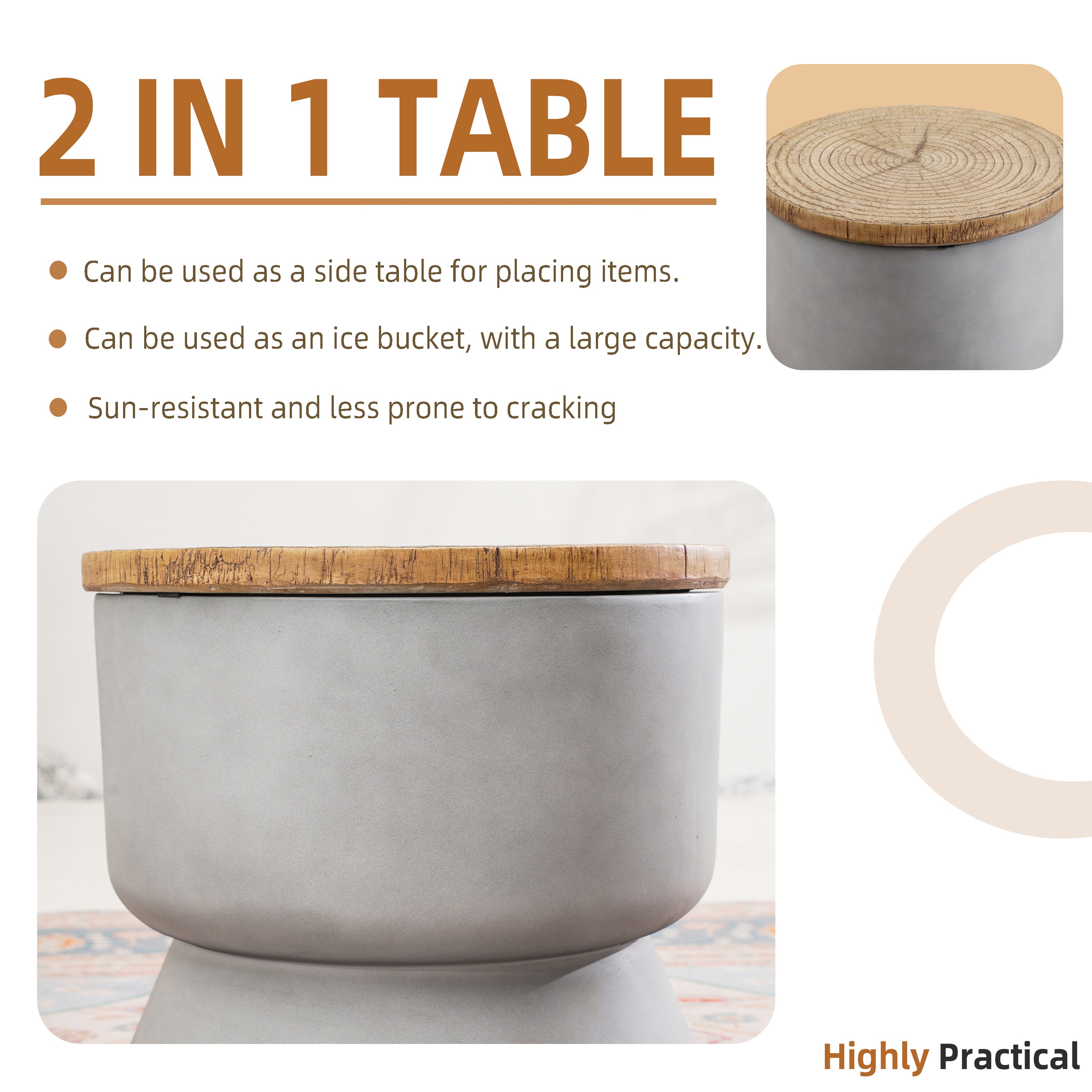 Moda Furnishings MAT-24918IB-GR Patio-Tables - View #8