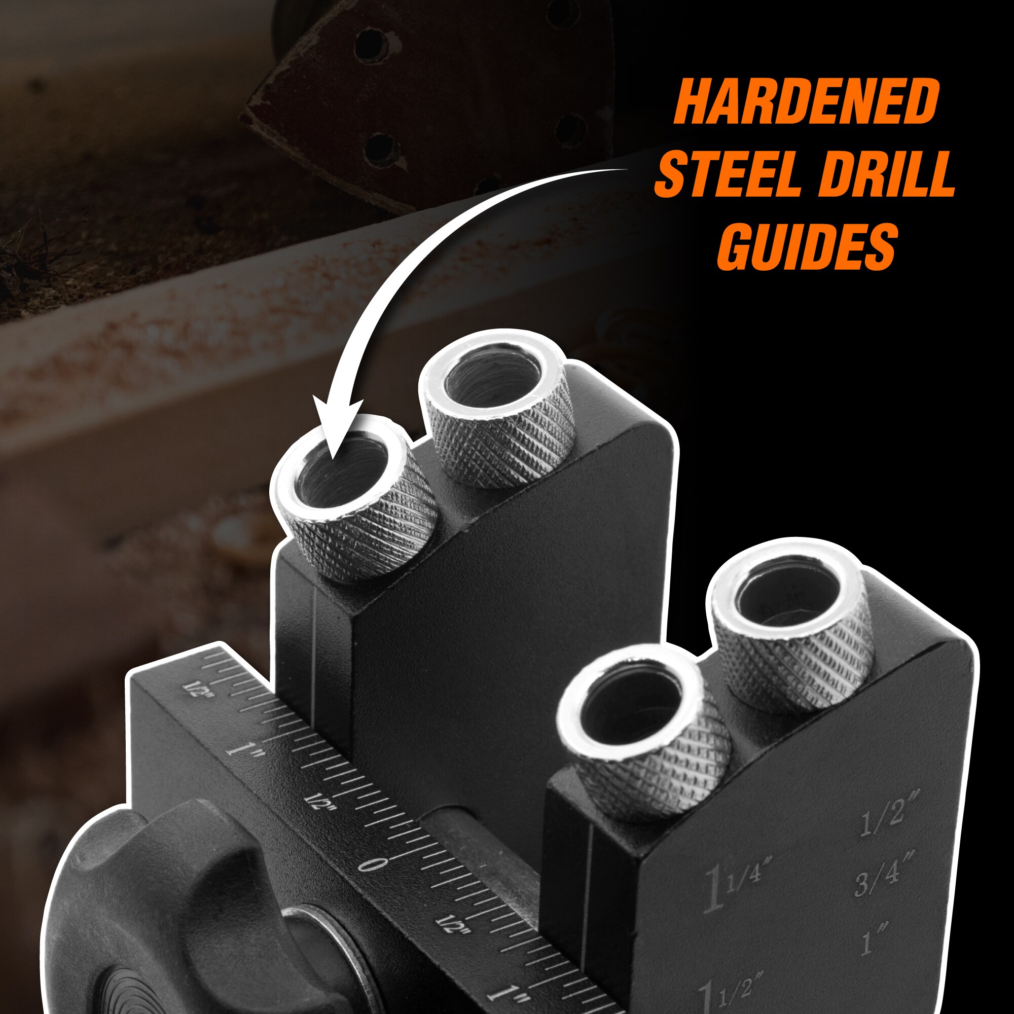 Drill Master Portable Pocket Hole Jig Kit - Jobber Drill Bits