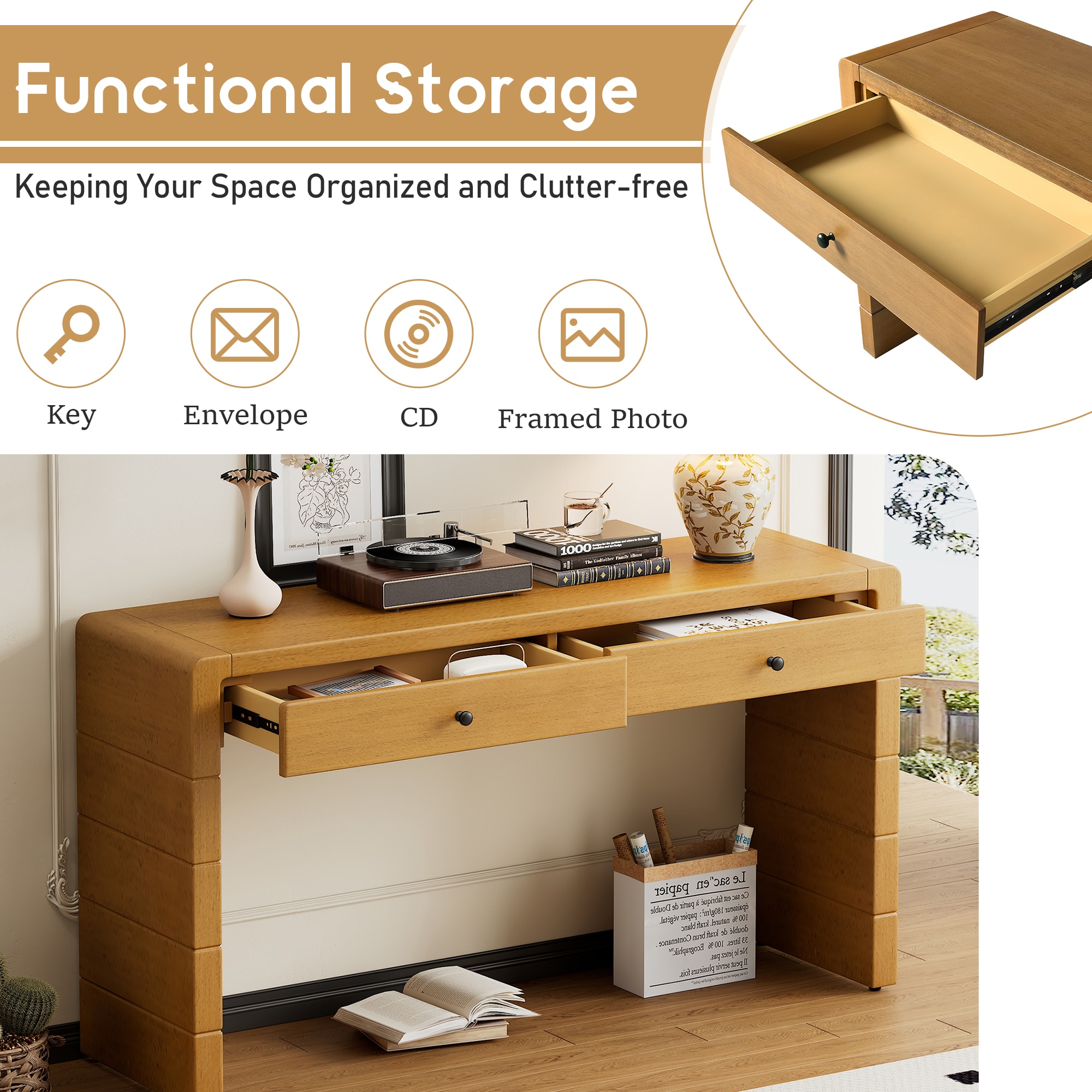 ModernLuxe N715P244723D Console-Sofa-Tables - View #6