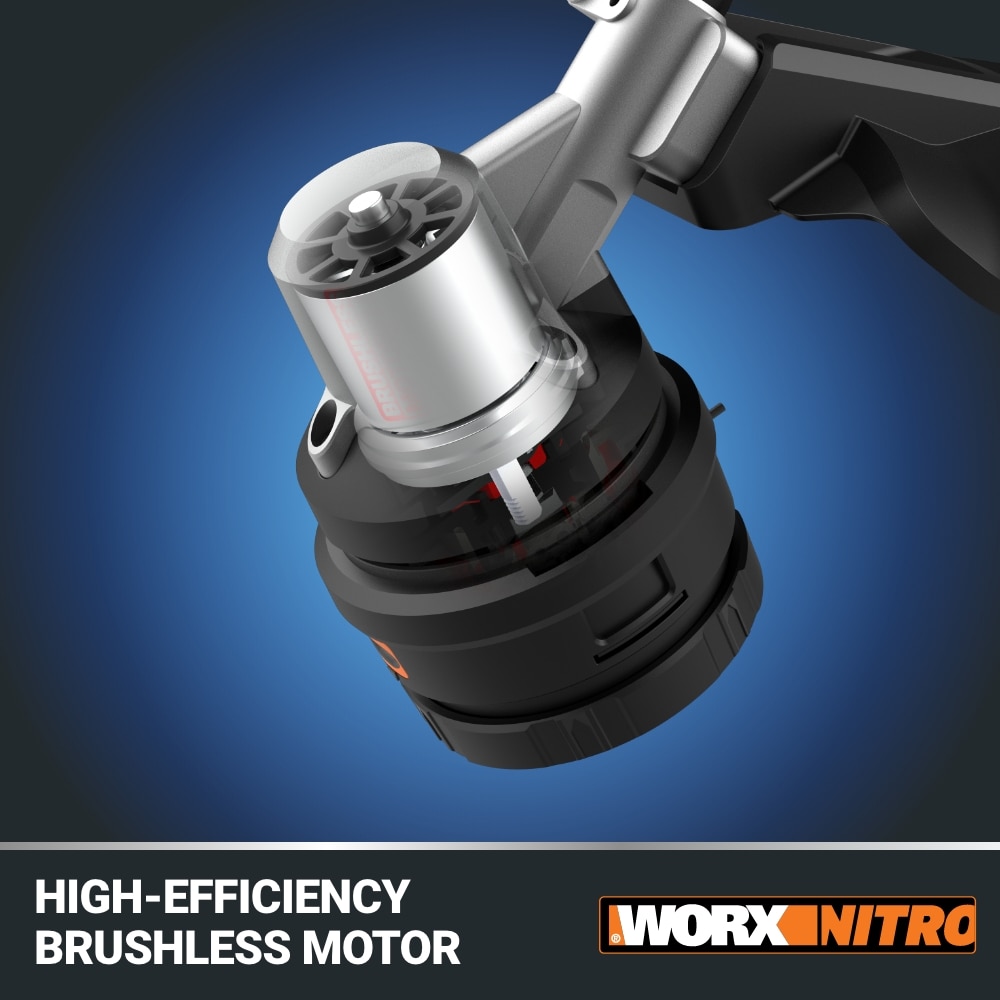 WORX NITRO POWER SHARE 40 volt Cordless Battery String Trimmer and