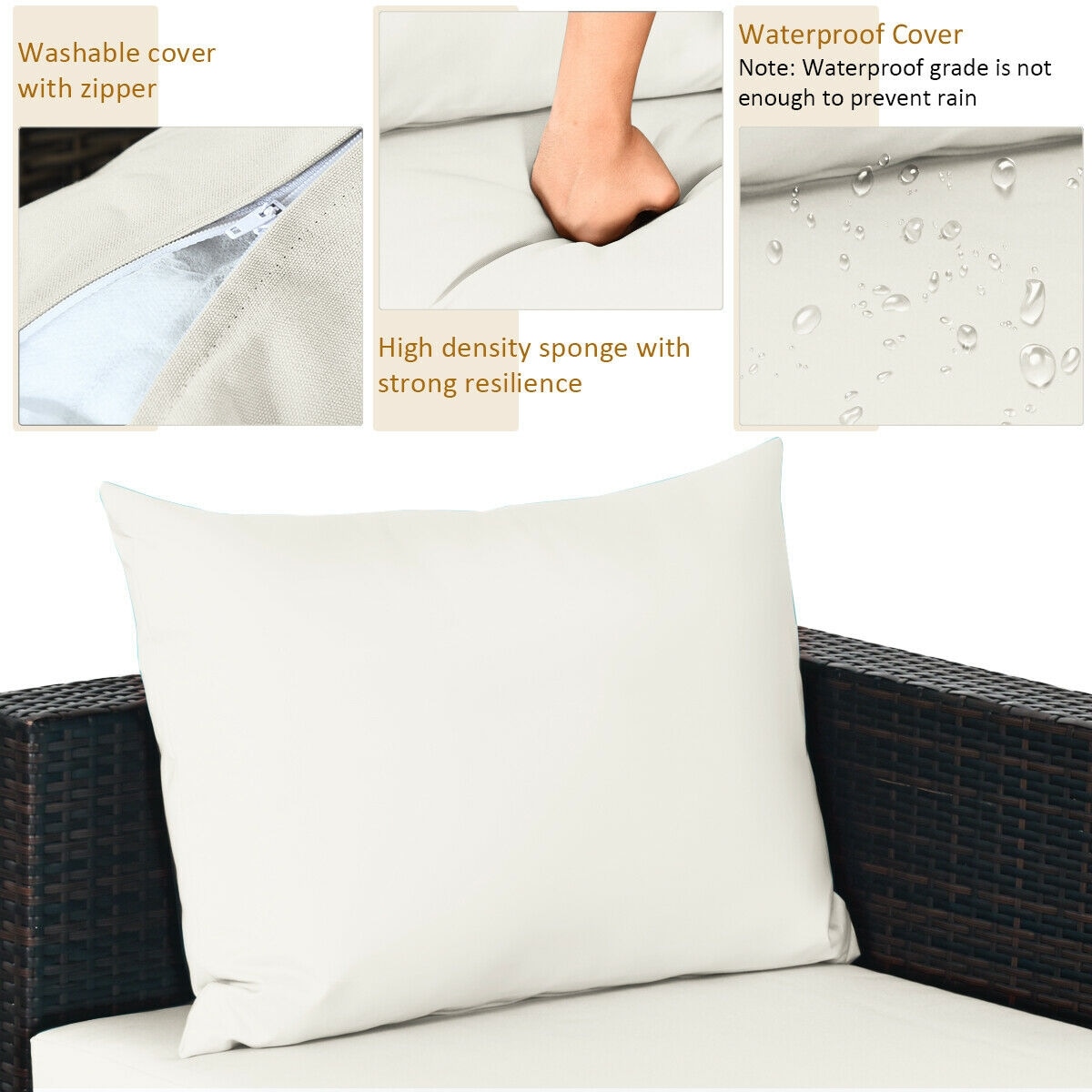 Forclover DASE-10AAE Patio-Sofas-Daybeds - View #7