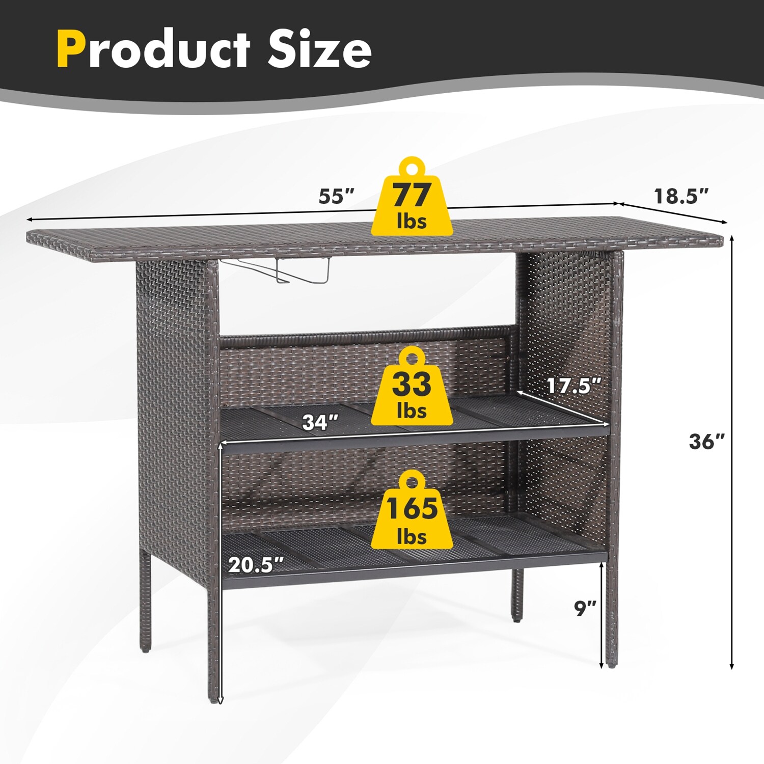 Forclover CBM-445 Patio-Tables - View #3
