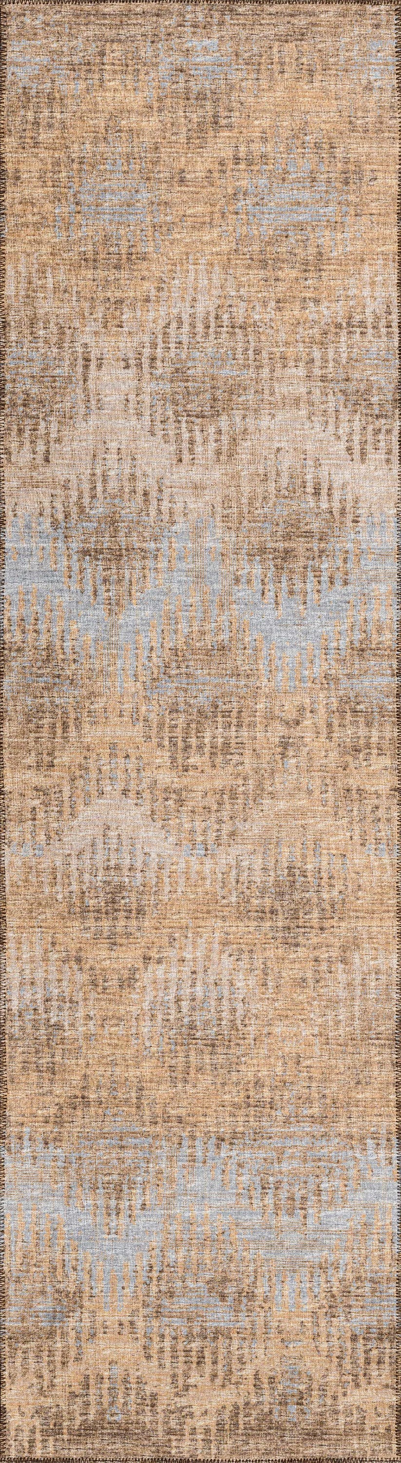 Addison Rugs ABV39EA2X8 Bravado 2 x 8 (ft) Chenille Earth Rectangular Indoor/Outdoor Chevron Southwestern Machine washable Runner rug