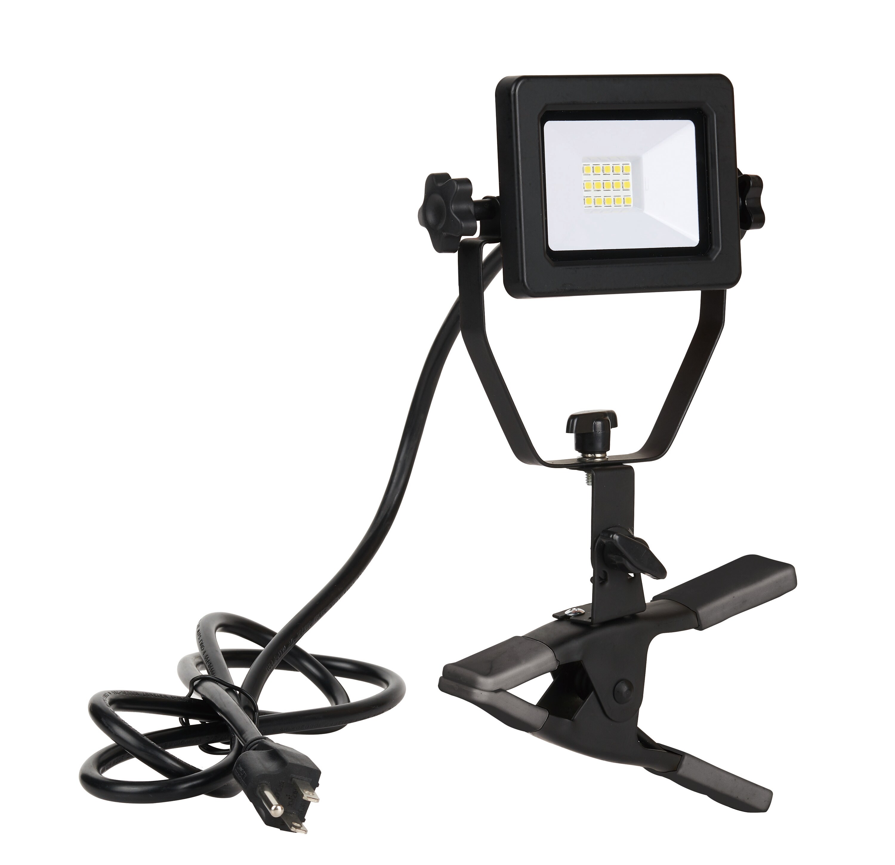 constantly hail Framework Zone 1200-Lumen LED Black Plug-in Clamped Work Light in the Work Lights  department at Lowes.com