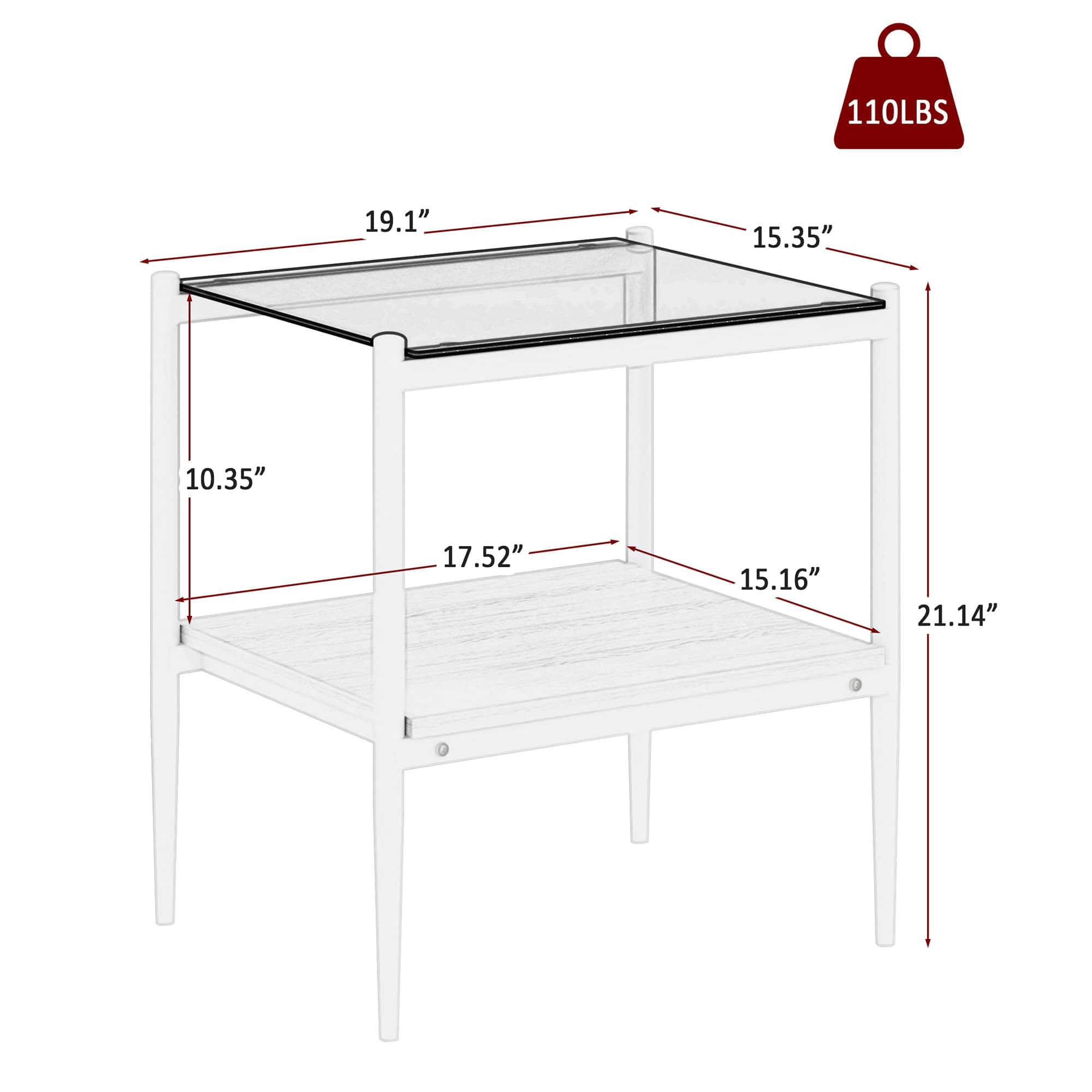 Vynxaria LEXY0456-DJJJ-BZ026 End-Tables - View #6