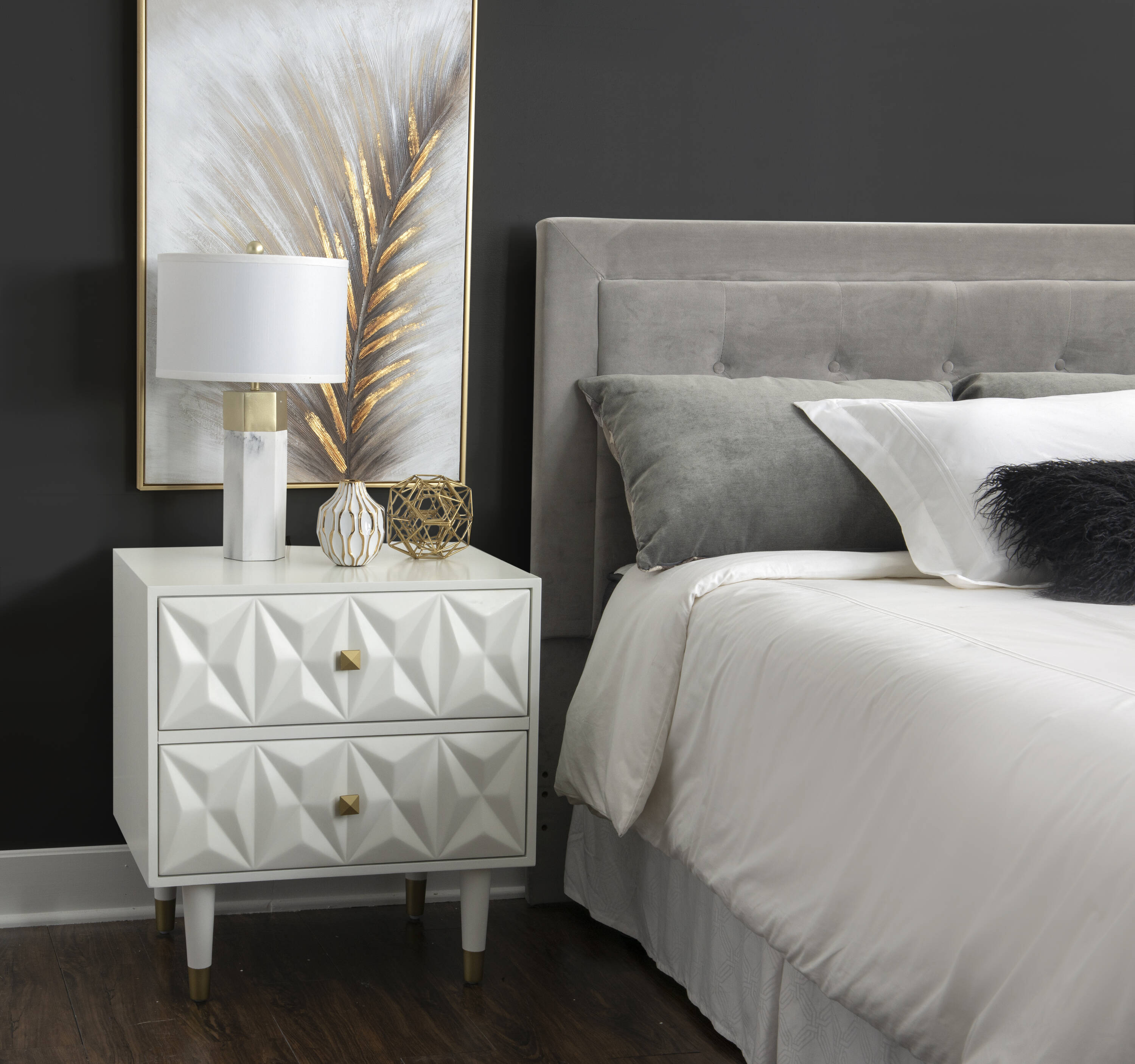 Linon BD53WHT01AS End-Tables - View #10