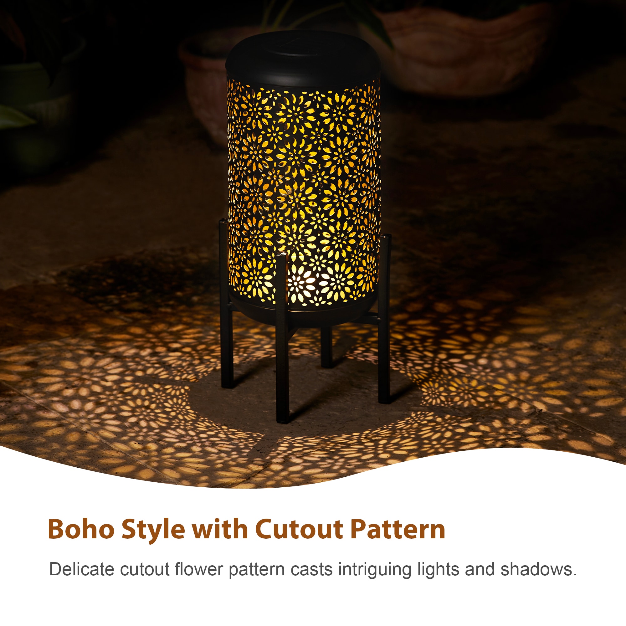 Glitzhome 2023300078 Outdoor-Decorative-Lanterns - View #6