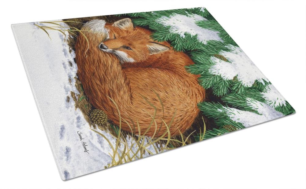 Caroline's Treasures ASA2044LCB 11.25-in L x 15.75-in W Glass Cutting Board