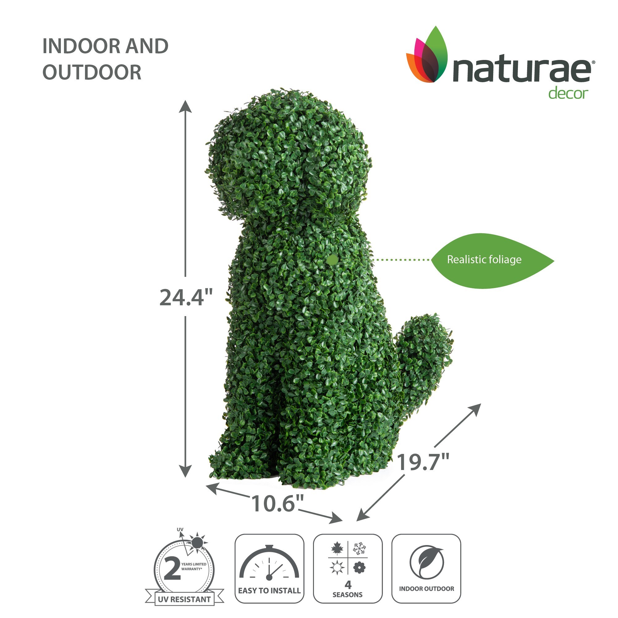 naturae decor TPR-2020-DG Garden-Statue - View #2