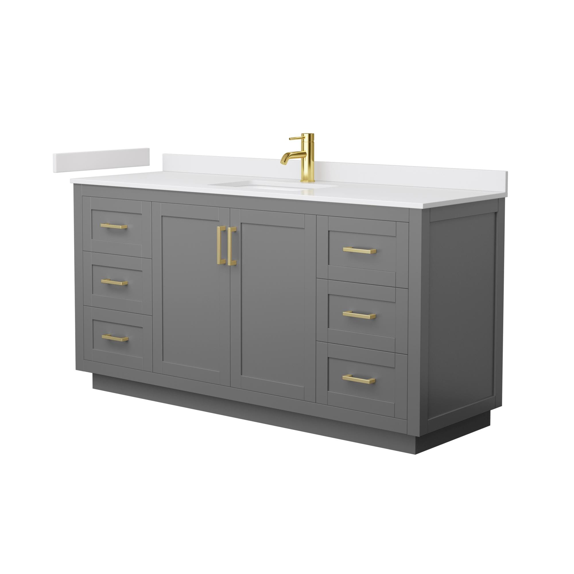 Wyndham Collection WCF292966SGGWCUNSMXX Bath-Vanity-Combo - View #2