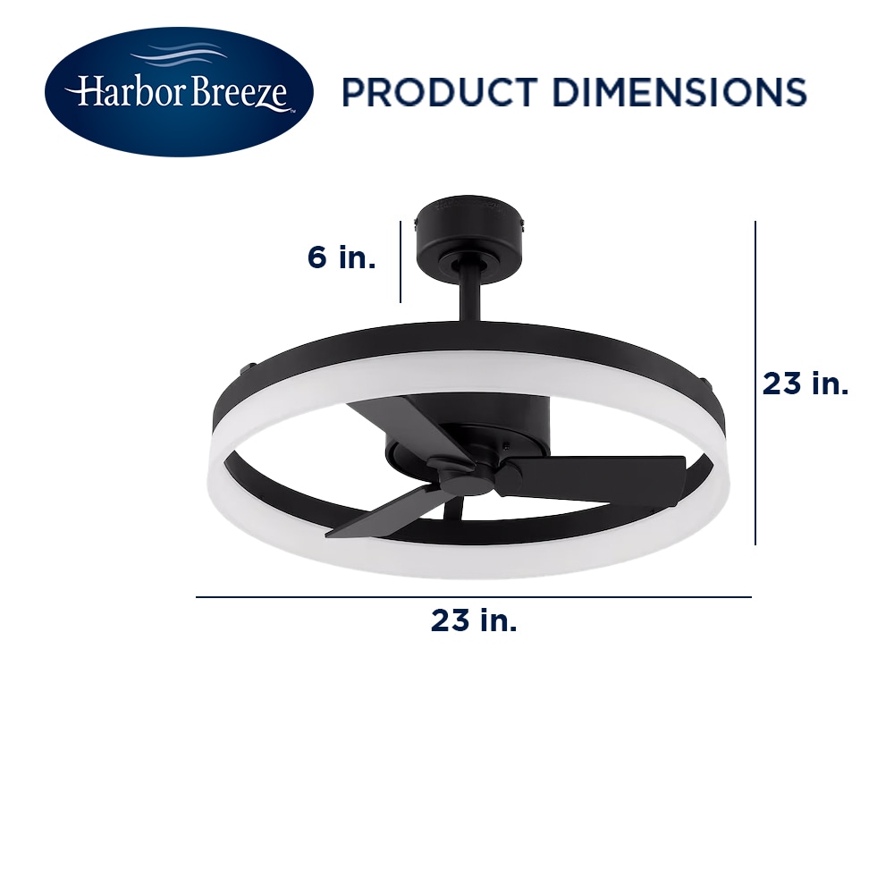 Harbor Breeze CNL23MBK3LR Ceiling-Fans - View #2