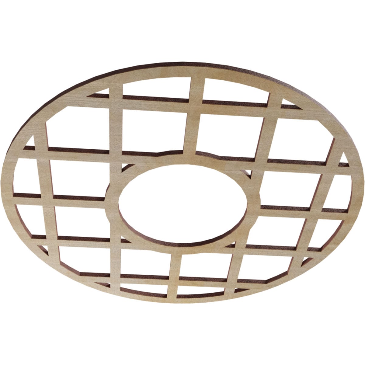 Ekena Millwork CMWP16X16X0250ONHI Ceiling-Medallions - View #2