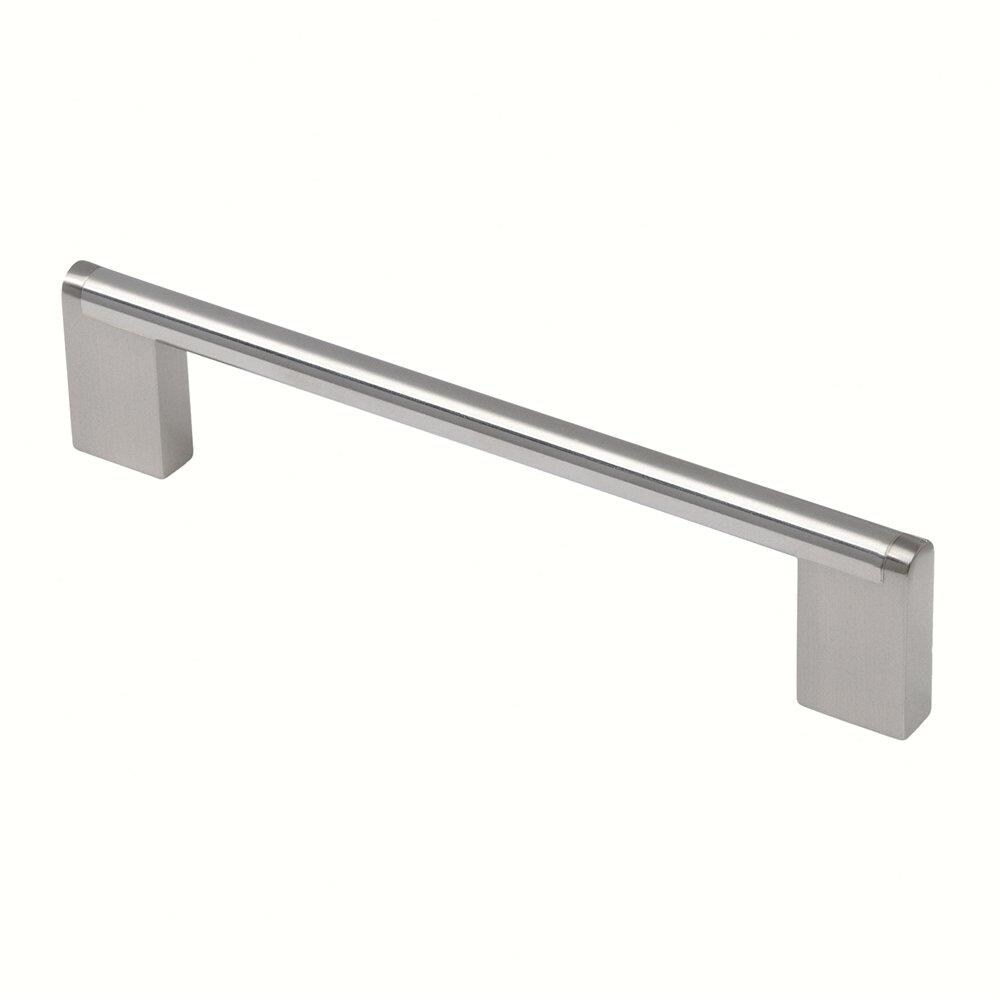 Siro Designs 44-190 6-3/10-in Center to Center Fine-brushed Stainless-steel Rectangular Handle Drawer Pulls
