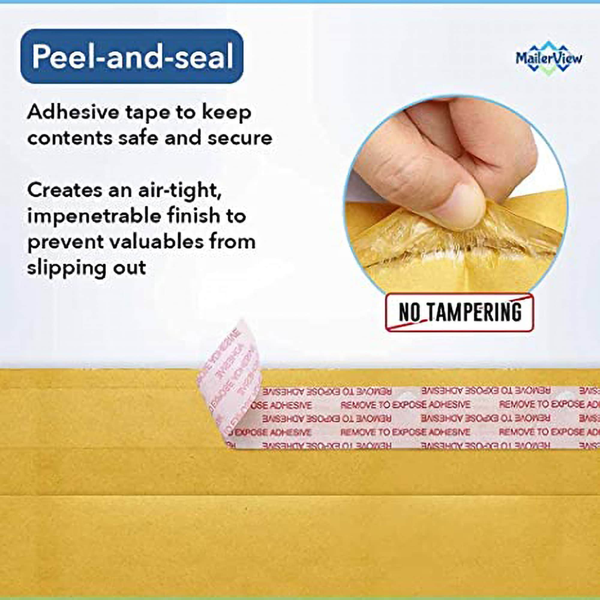 MailerView KRAFT-#5-50PACK Padded-Mailers - View #4