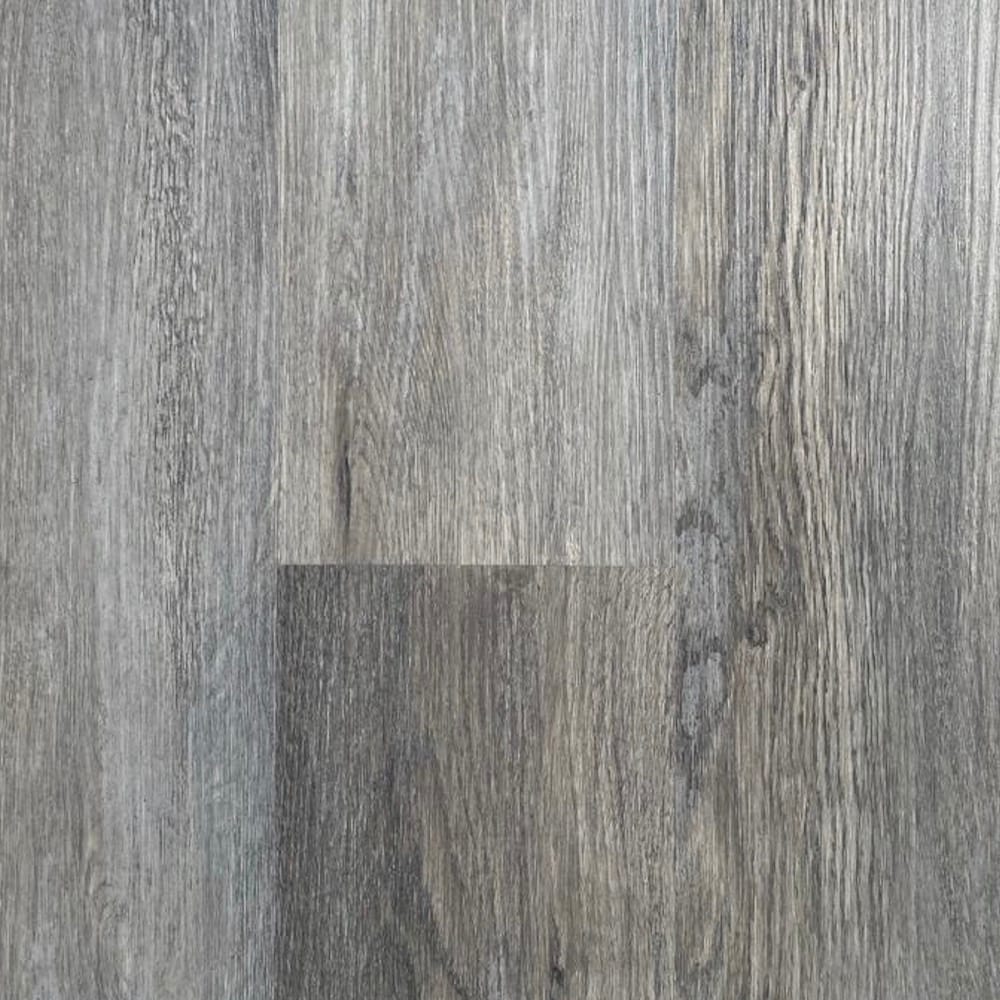 Deco Products SAR134 (Sample) HYDROSTOP Placid Cabin Gray Wood look 20-mil Waterproof and Water Resistant Interlocking Flooring Sample Packs