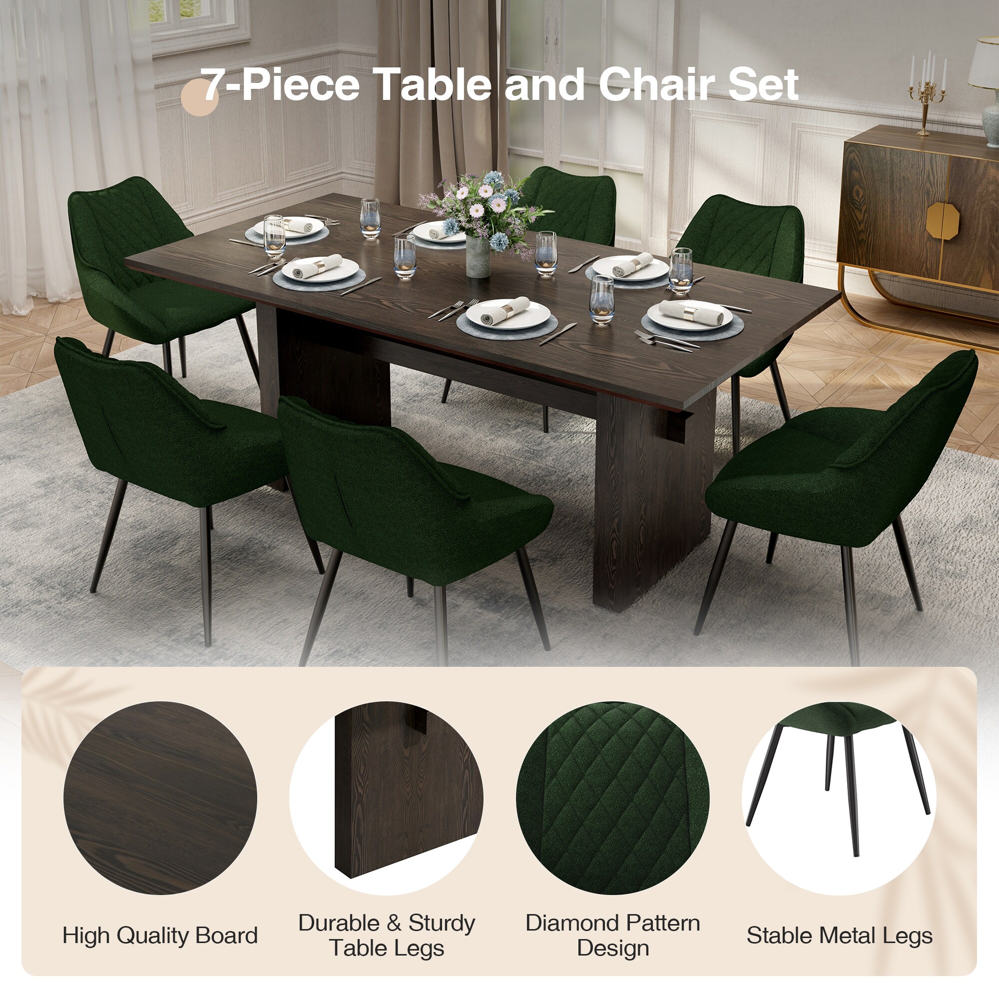 Clihome CL-172353GR Dining-Sets - View #8