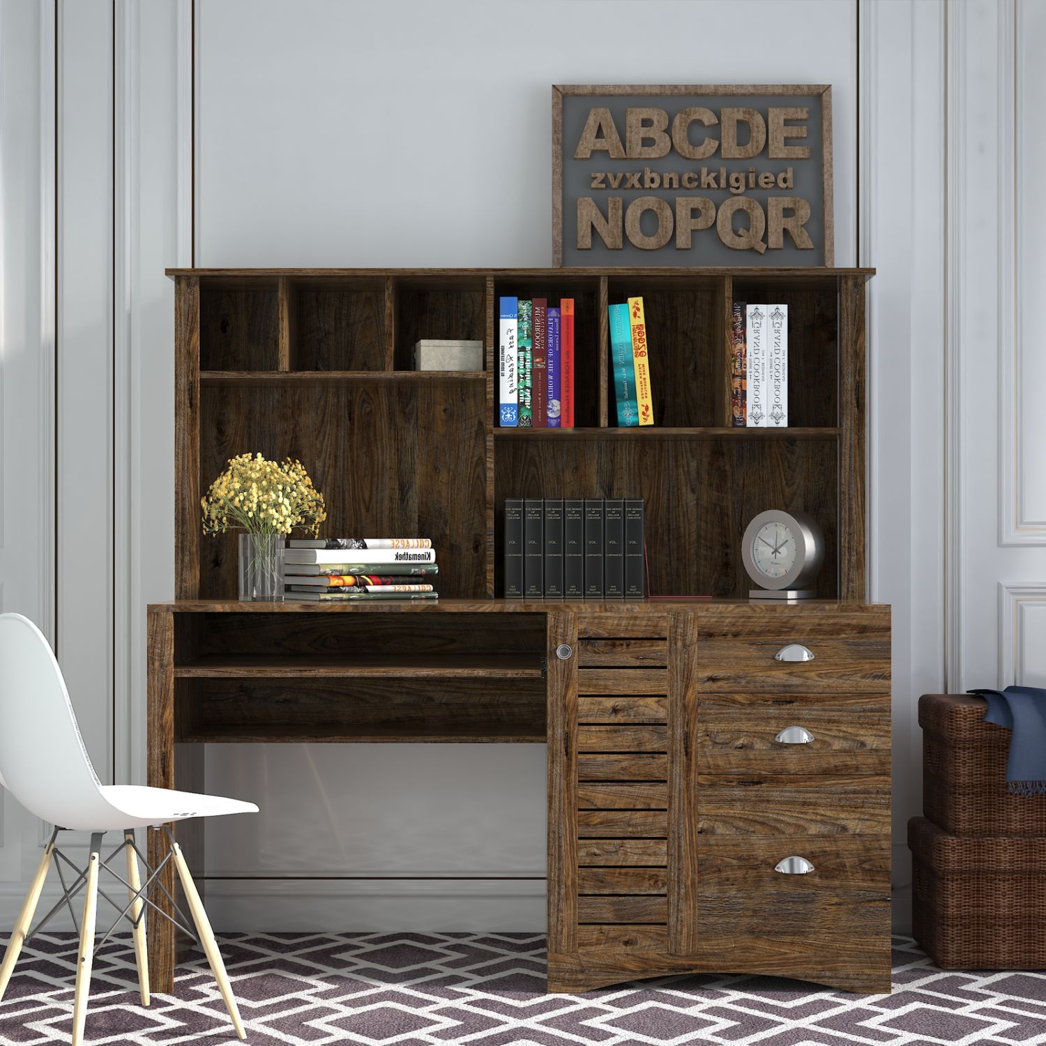 JASMODER W331S00040 23.60-Inches Multiple colors/finishes Modern/Contemporary Writing desk