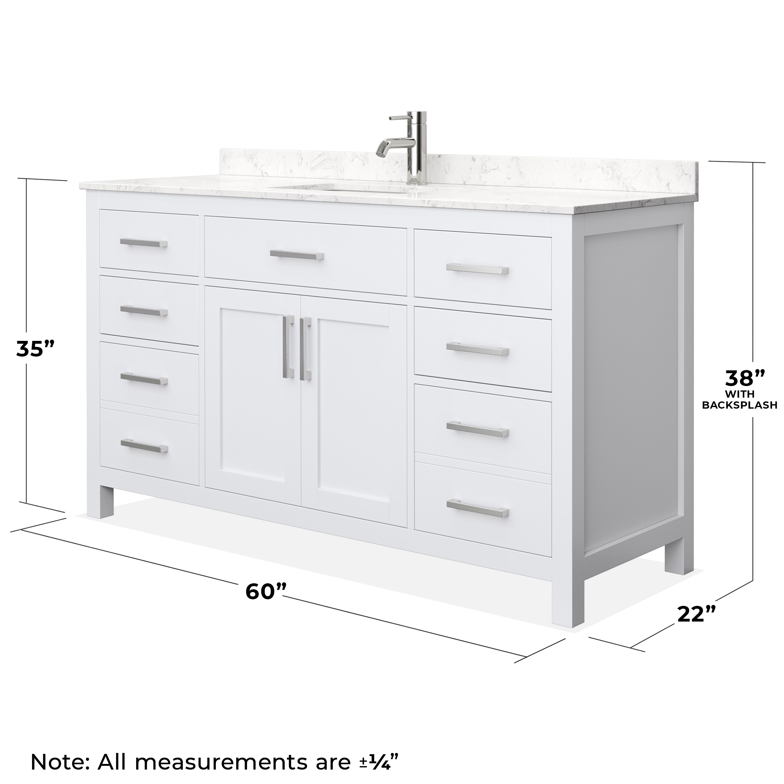 Wyndham Collection WCG242460SWHCCUNSMXX Bath-Vanity-Combo - View #14