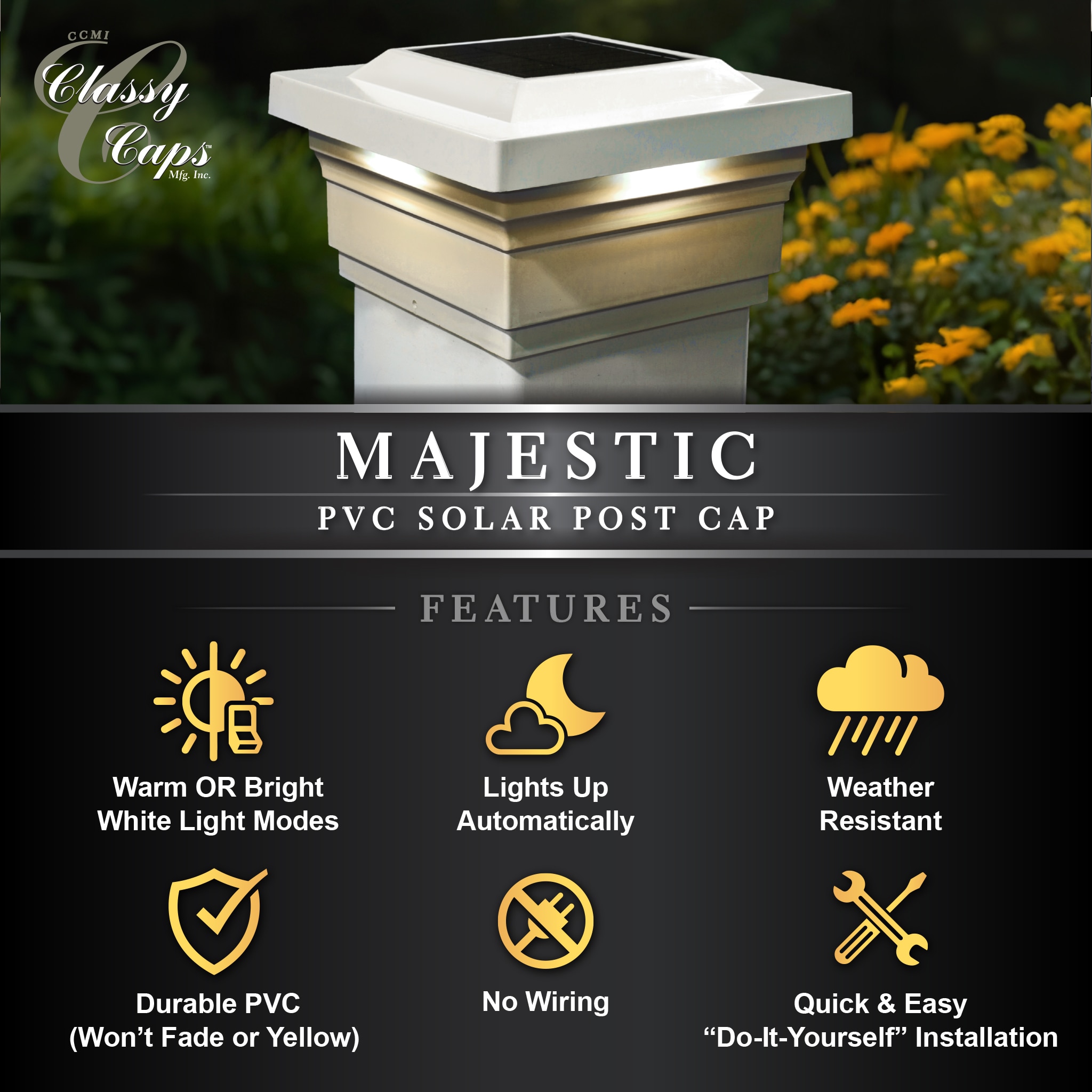 Classy Caps SL075W Deck-Lights - View #7