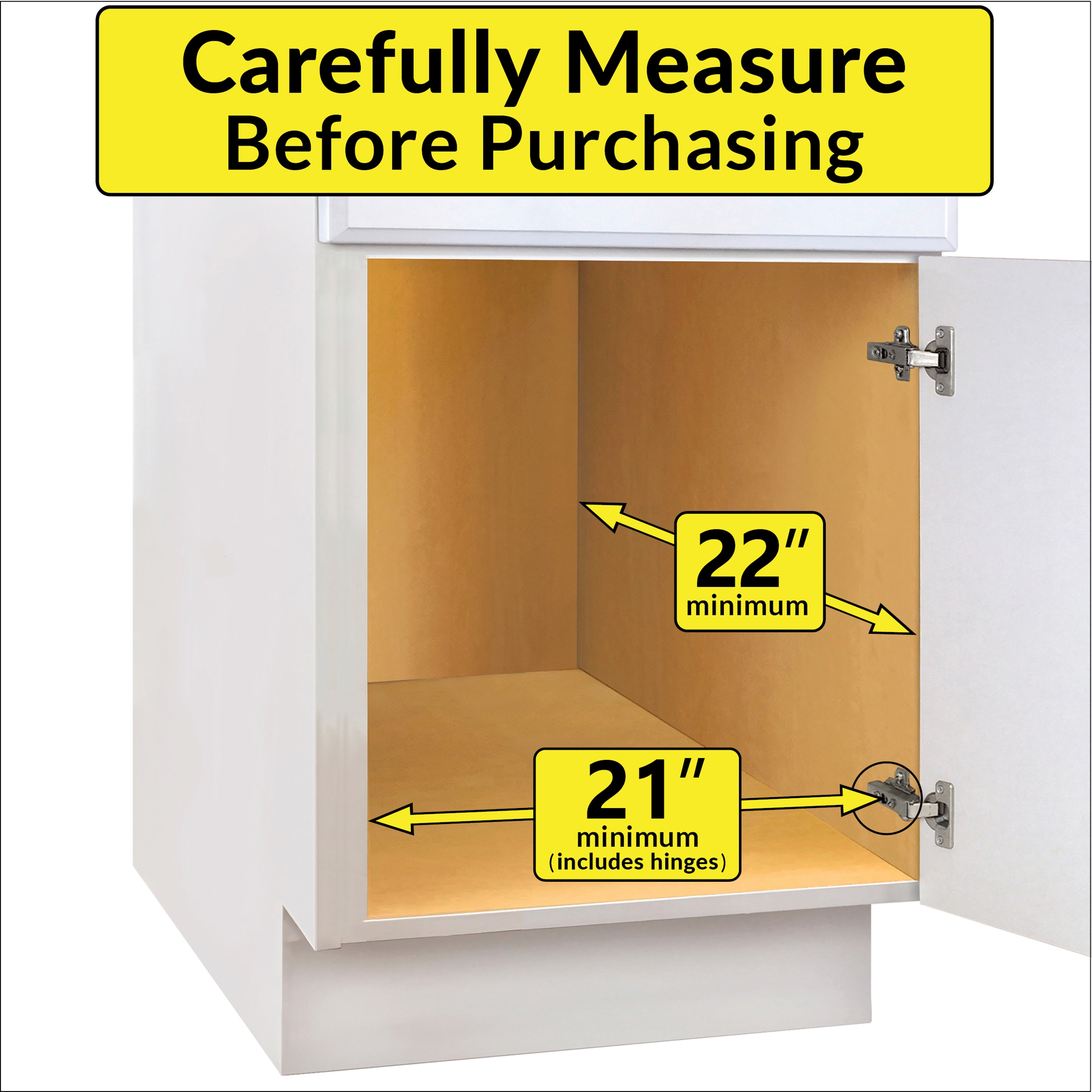 Professional 21" Wood and Chrome Pull Out Cabinet Organizer
