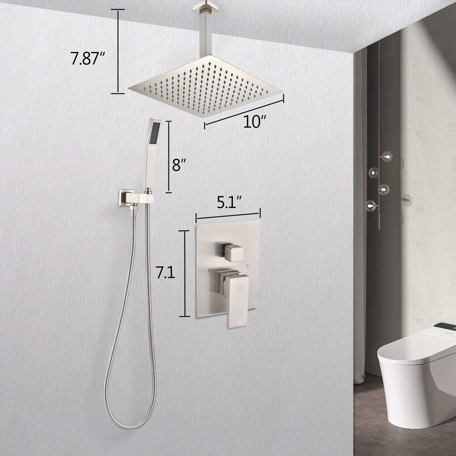 Tinyhomie LW-WEM-955 Showerhead-Bar-Panels - View #4