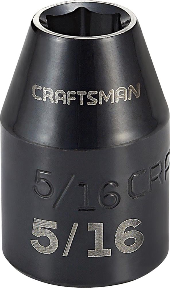 NEW Craftsman 5/16" SAE 3/8" Drive 6 Point Shallow Socket Tool 