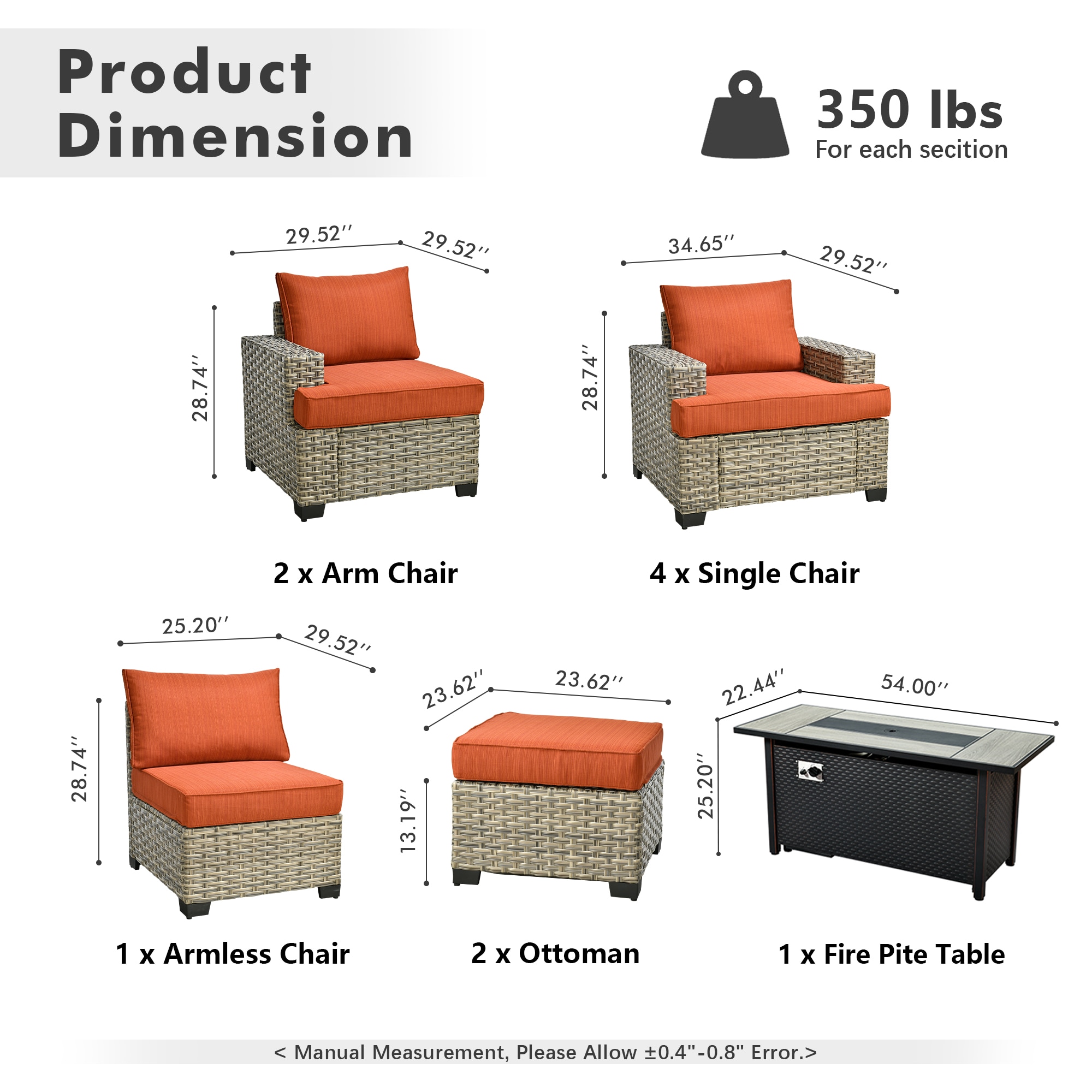 ALTRIGUS 6L-CFP8503-TBS810-AL Patio-Conversation-Sets - View #3